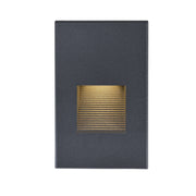5" LED Vertical Step Light, 3W 3000K, Bronze Finish - Bees Lighting