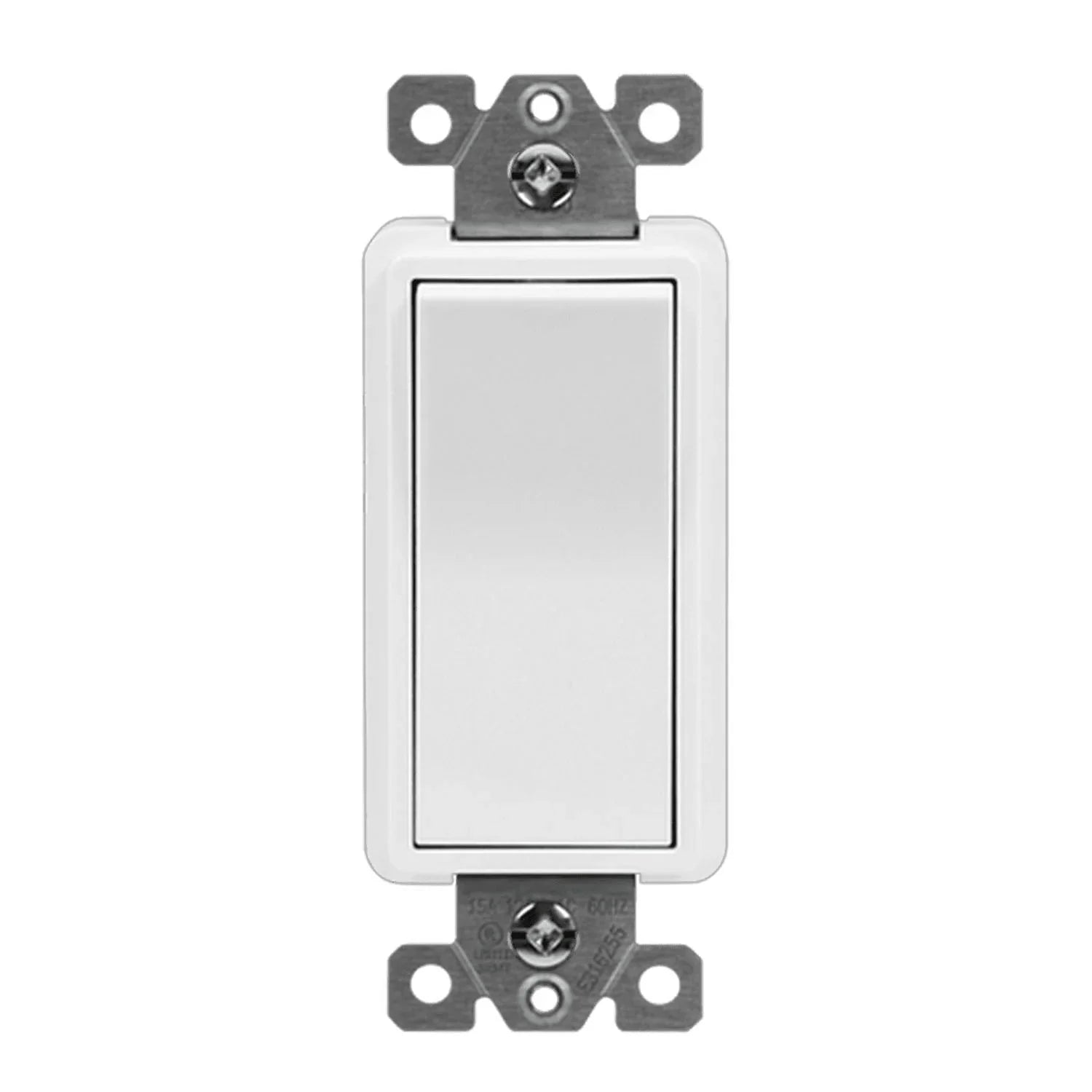 Deco 4-Way 15 Amp Rocker Switch, White - Bees Lighting
