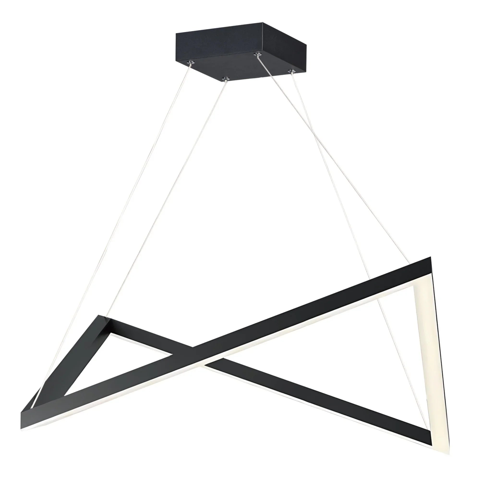 Stealth 21" LED Pendant, Black Finish - Bees Lighting
