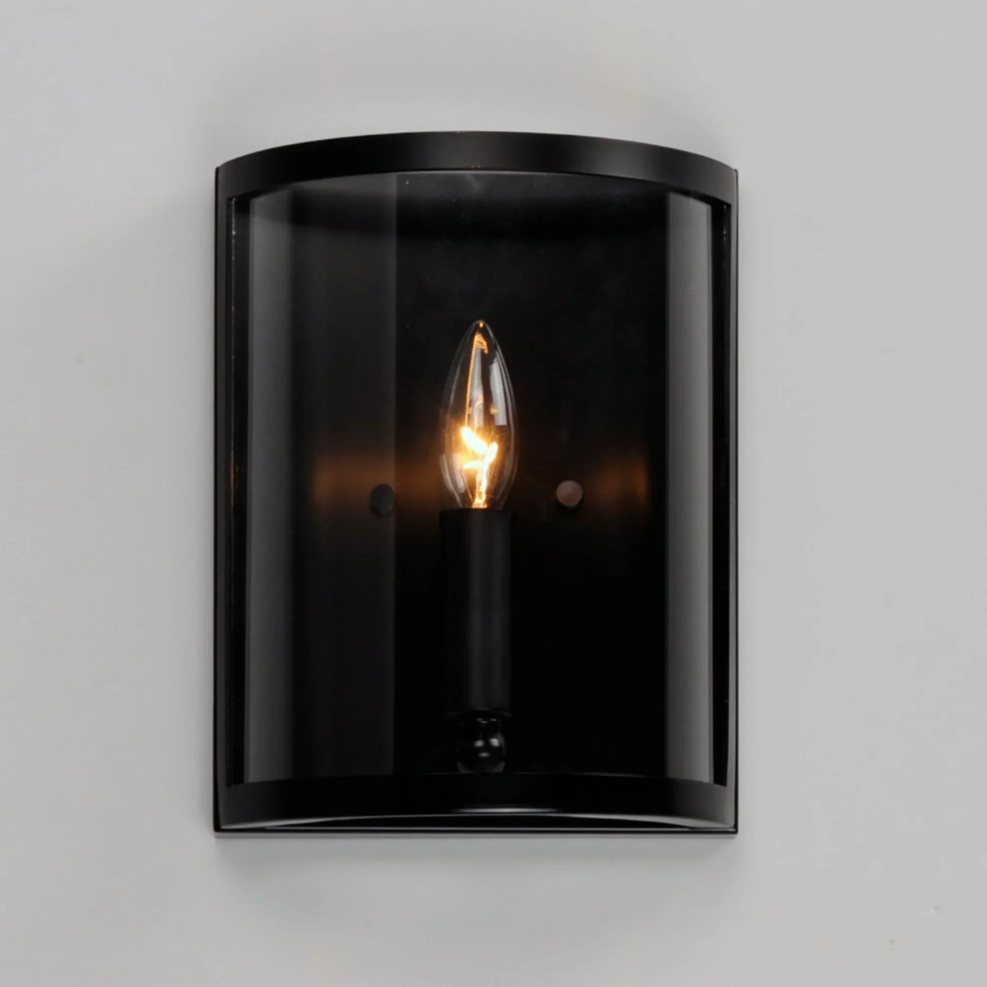 Sentinel 10" Wall Sconce, Black Finish - Bees Lighting