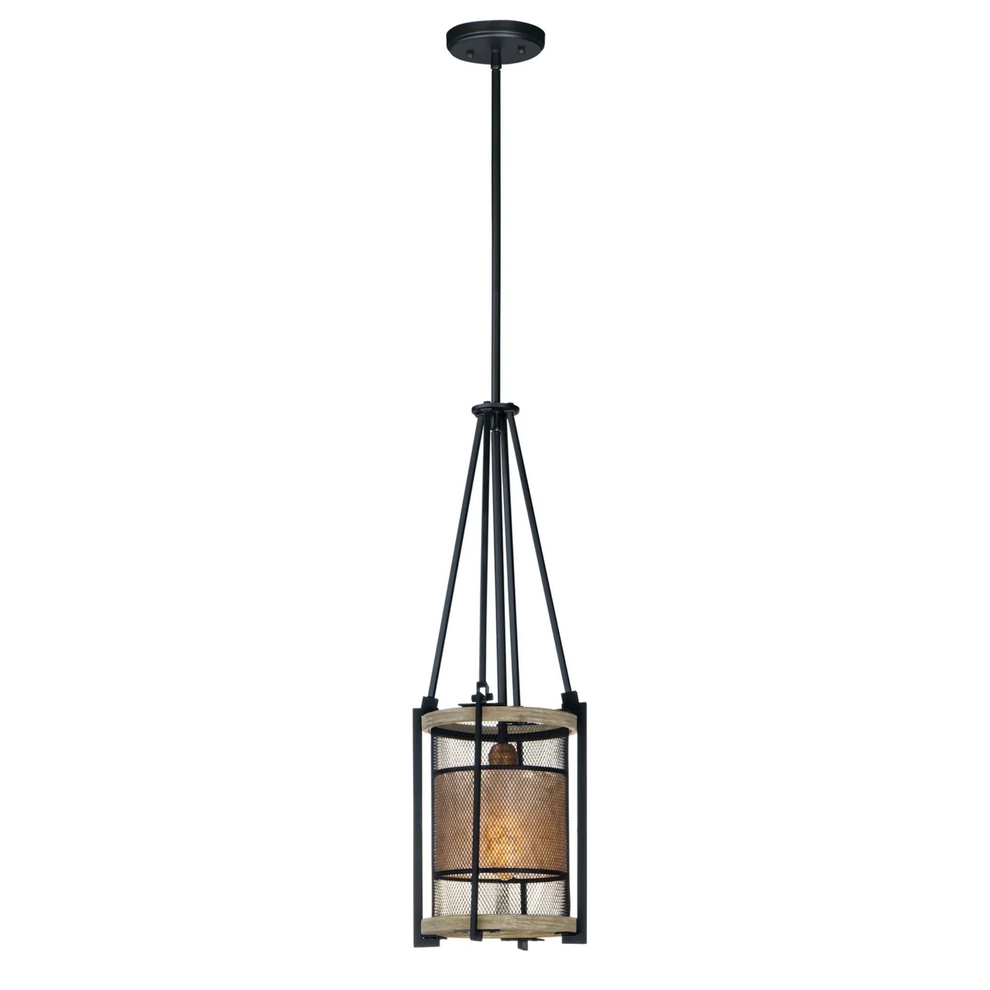 Boundry 9" Pendant Light, Black Finish - Bees Lighting