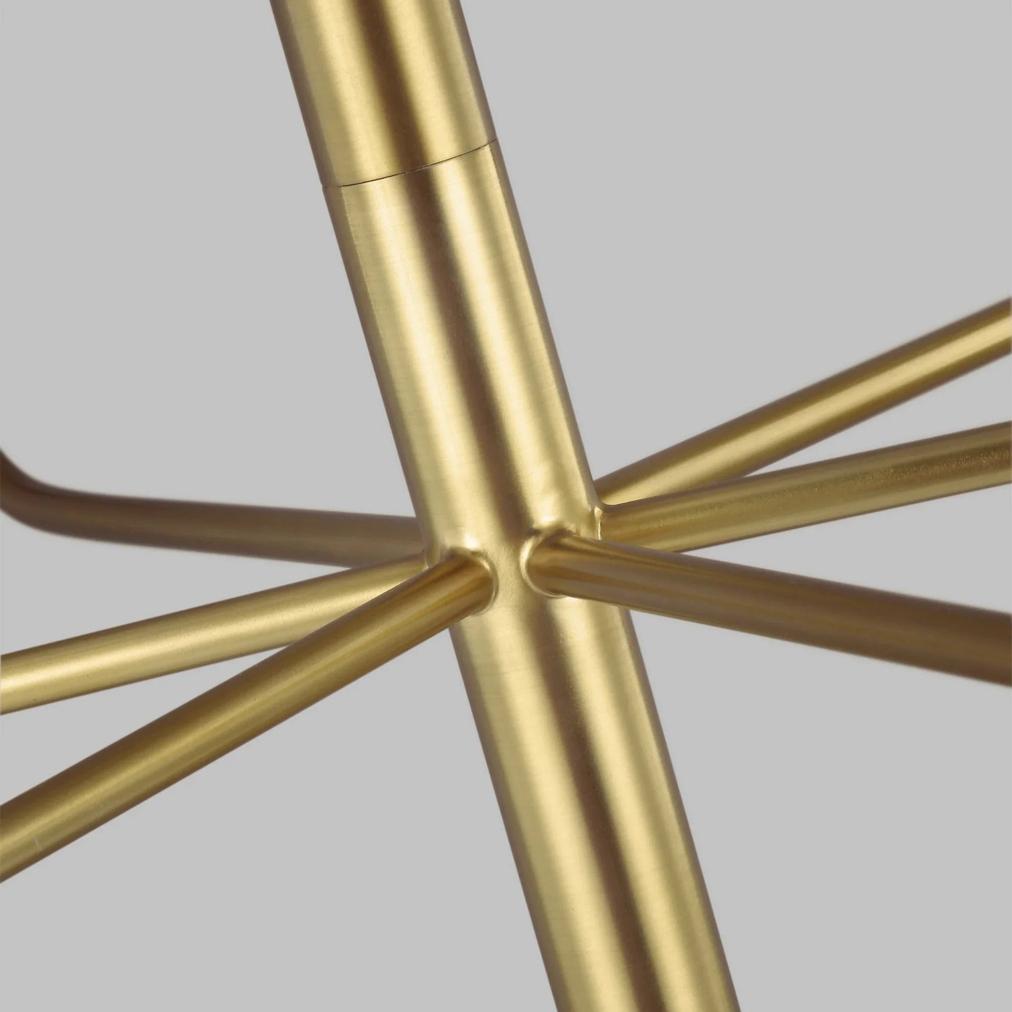 Brianna 24" 6-Light Small Chandelier, Burnished Brass Finish - Bees Lighting