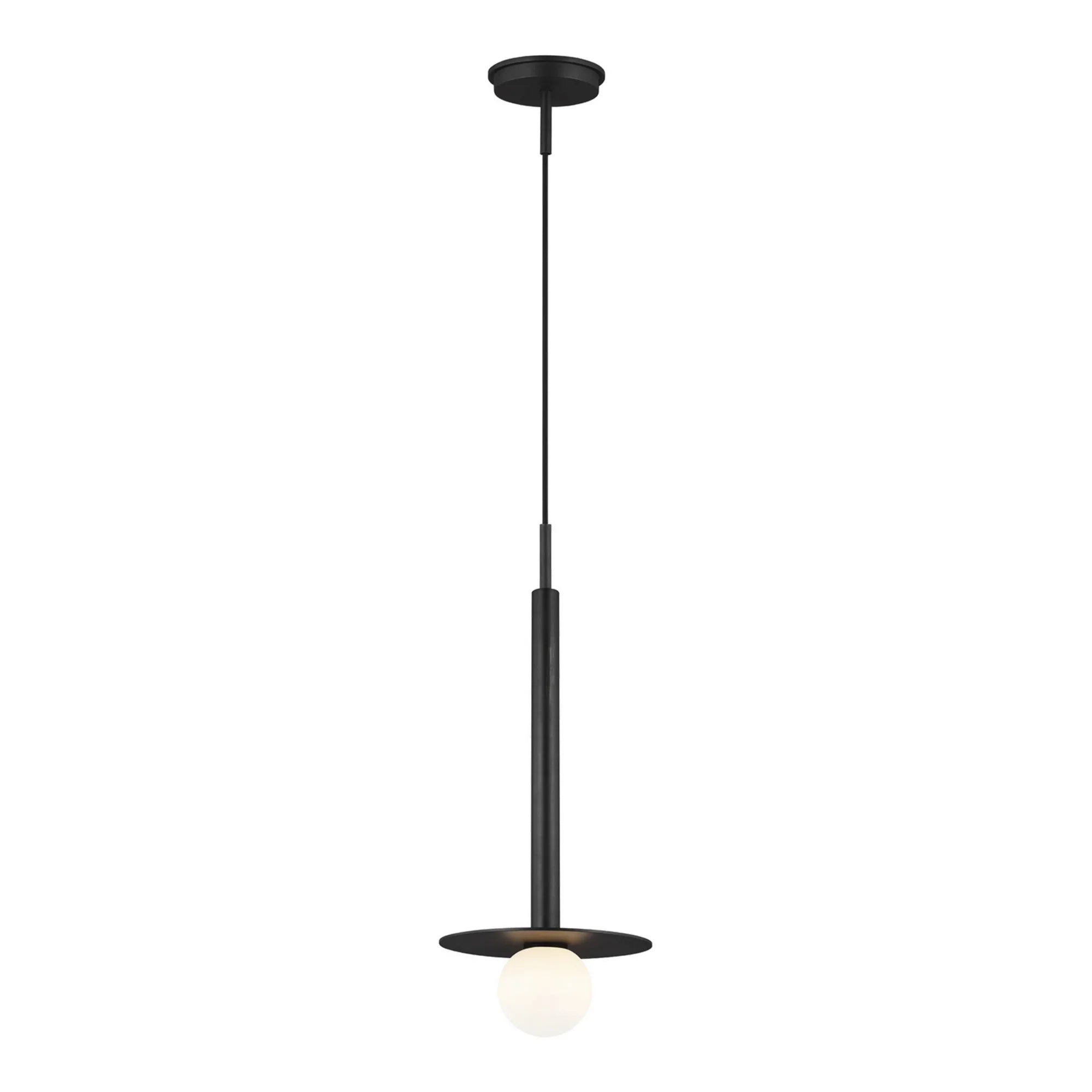 Nodes Short Pendant, Midnight Black Finish - Bees Lighting