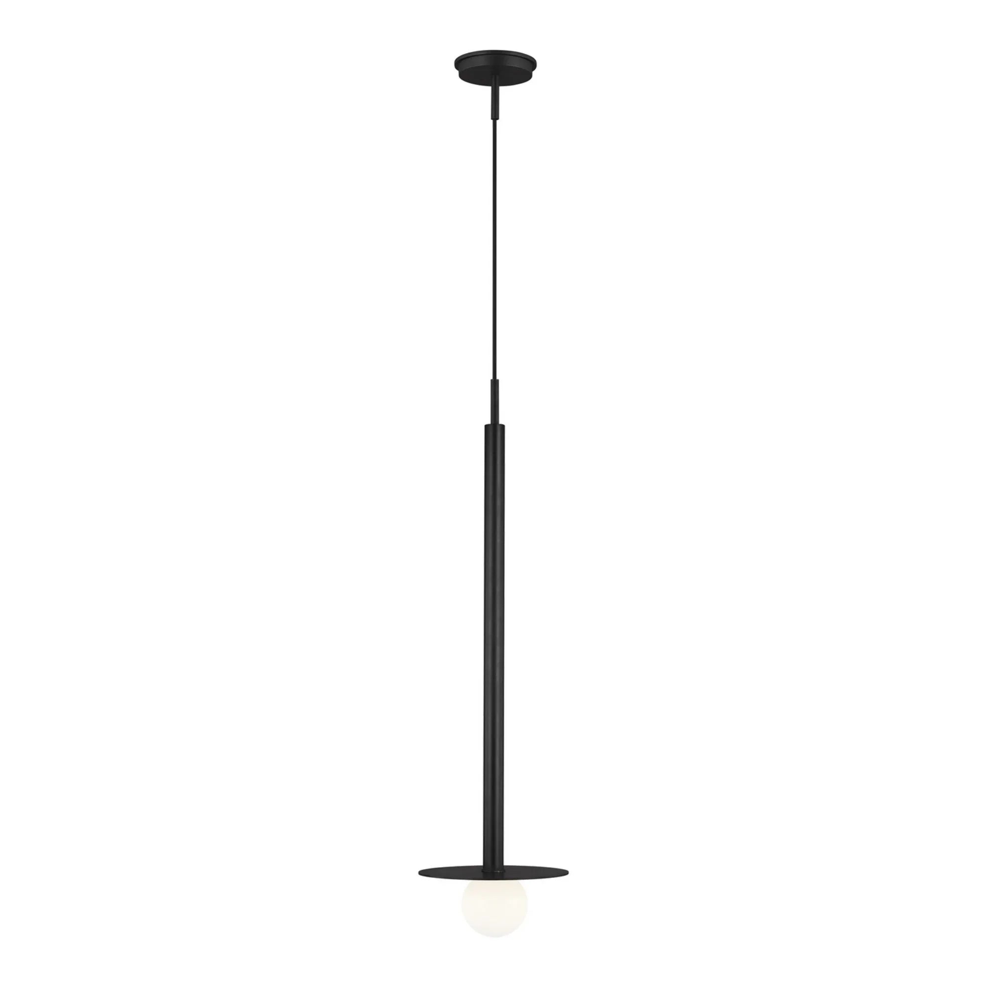 Nodes Tall Pendant, Midnight Black Finish - Bees Lighting