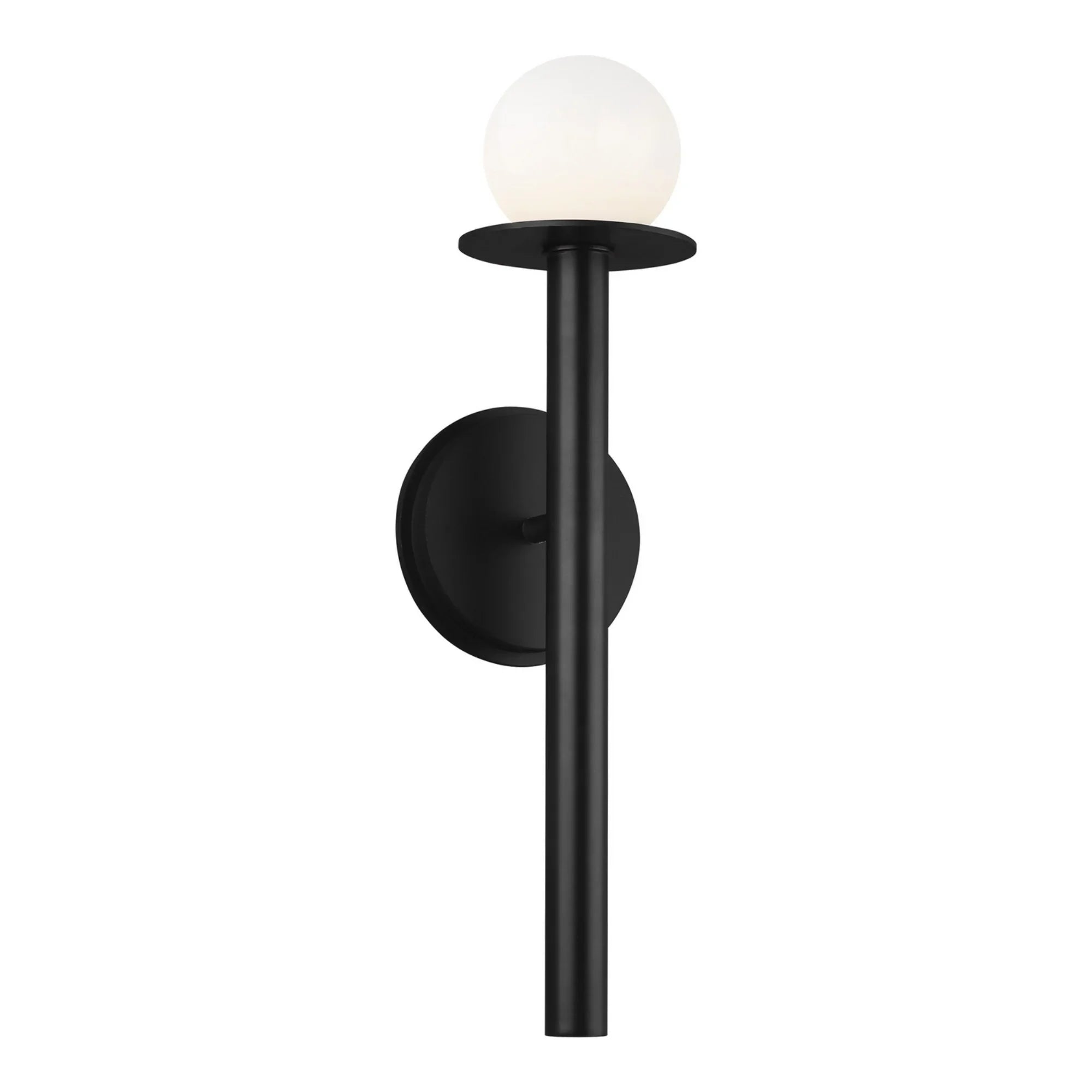 Nodes 17" Single Sconce, Midnight Black Finish - Bees Lighting
