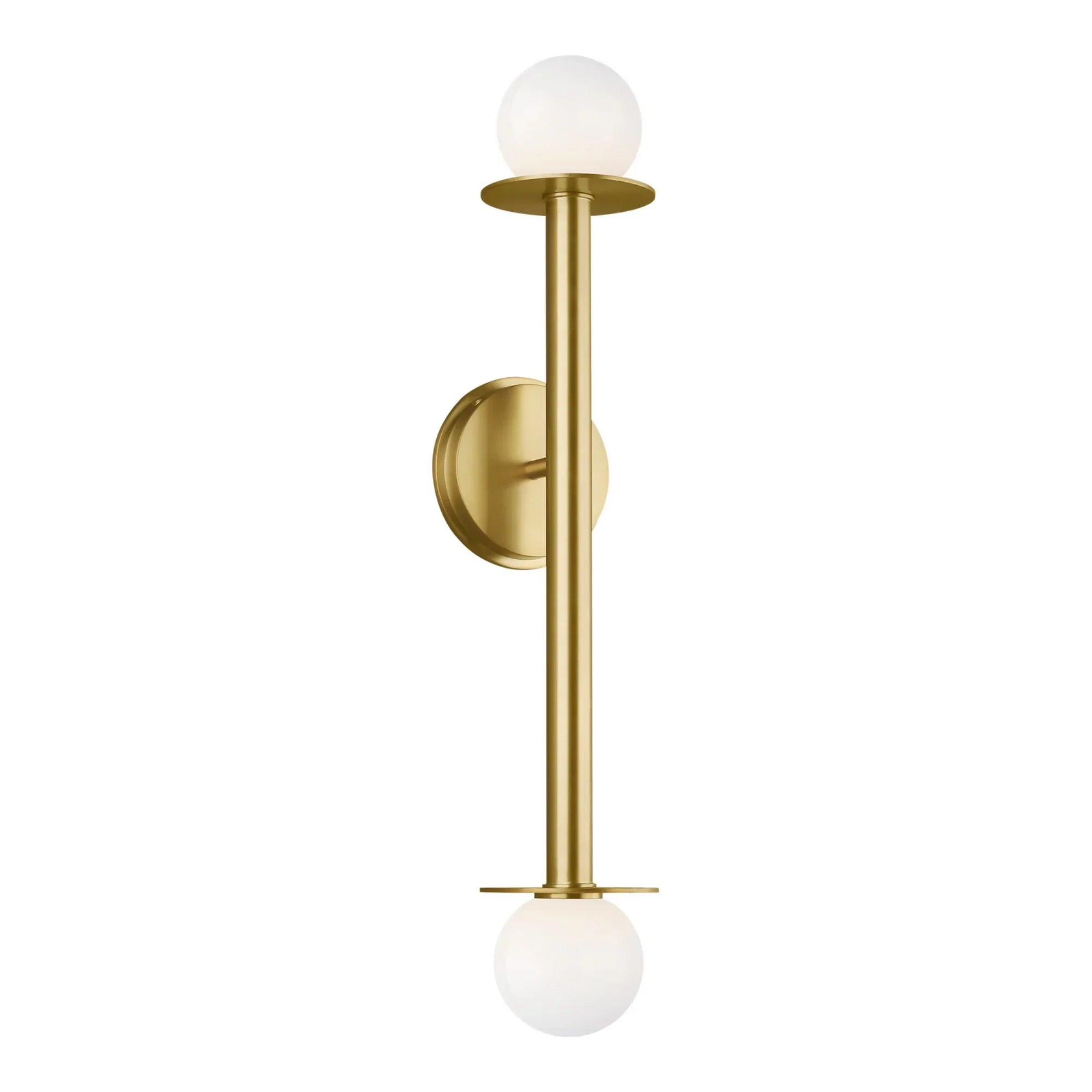 Nodes 24" Double Sconce, Burnished Brass Finish - Bees Lighting