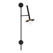 Nodes 48" Large Pivot Sconce, Midnight Black Finish - Bees Lighting