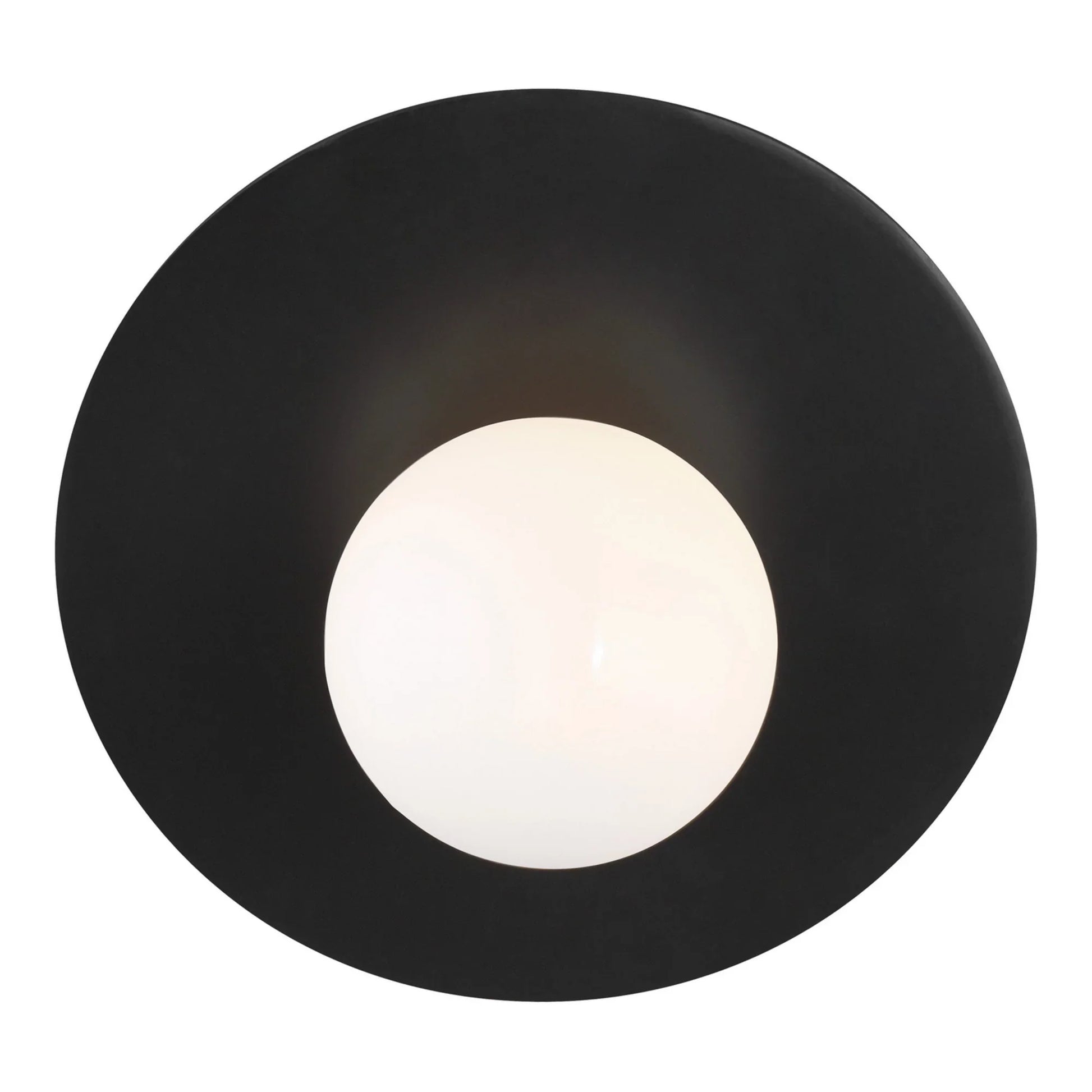Nodes 8" Angled Sconce, Midnight Black Finish - Bees Lighting