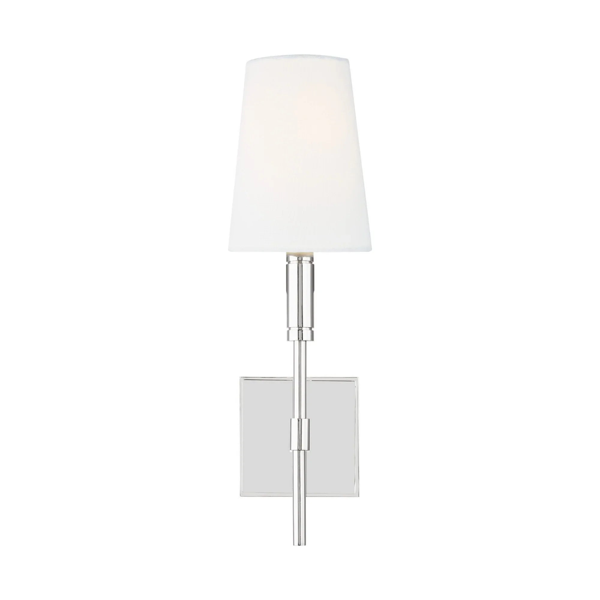 Beckham Classic 17" Wall Sconce, Polished Nickel Finish - Bees Lighting