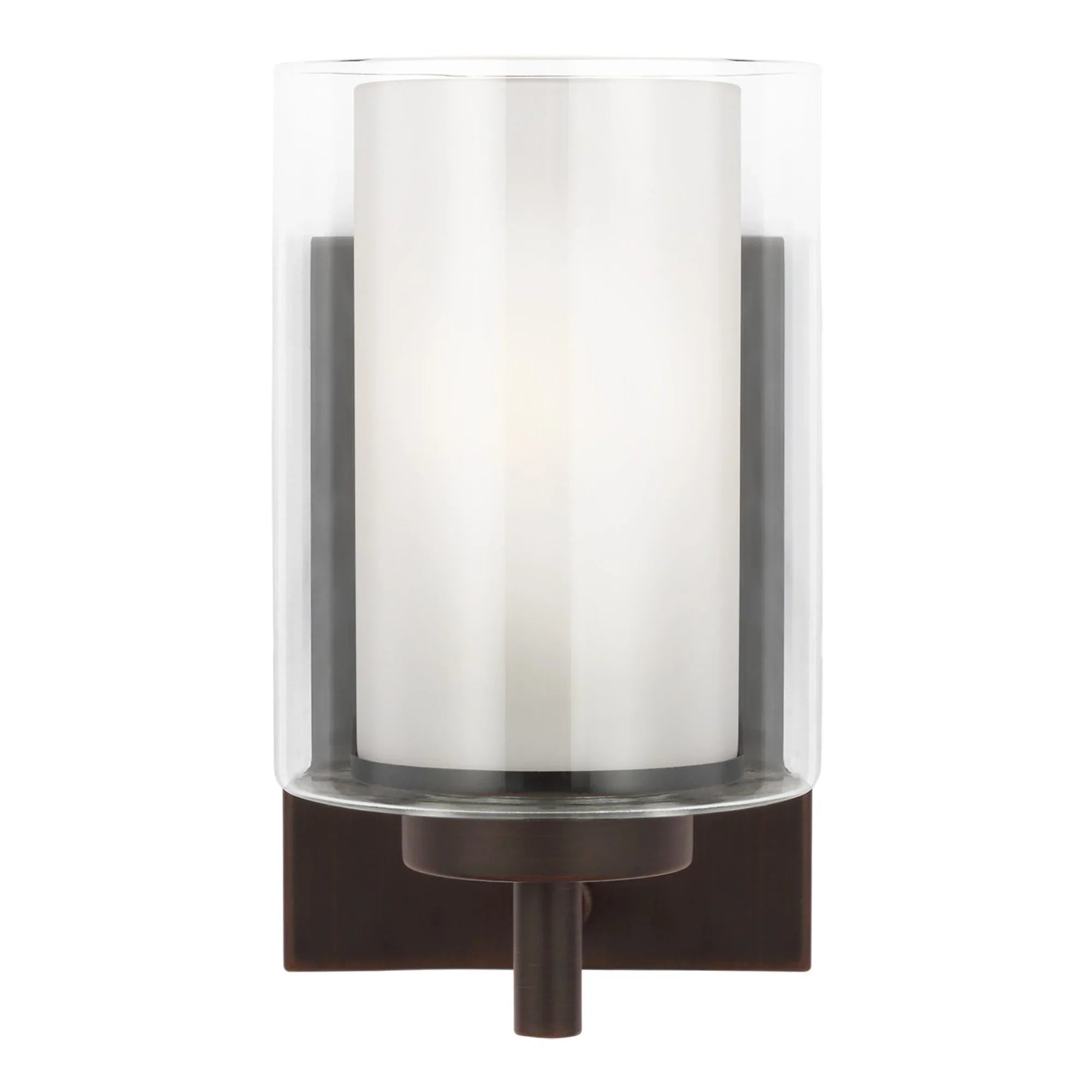 Elmwood Park 8" Bath Sconce, Bronze Finish - Bees Lighting