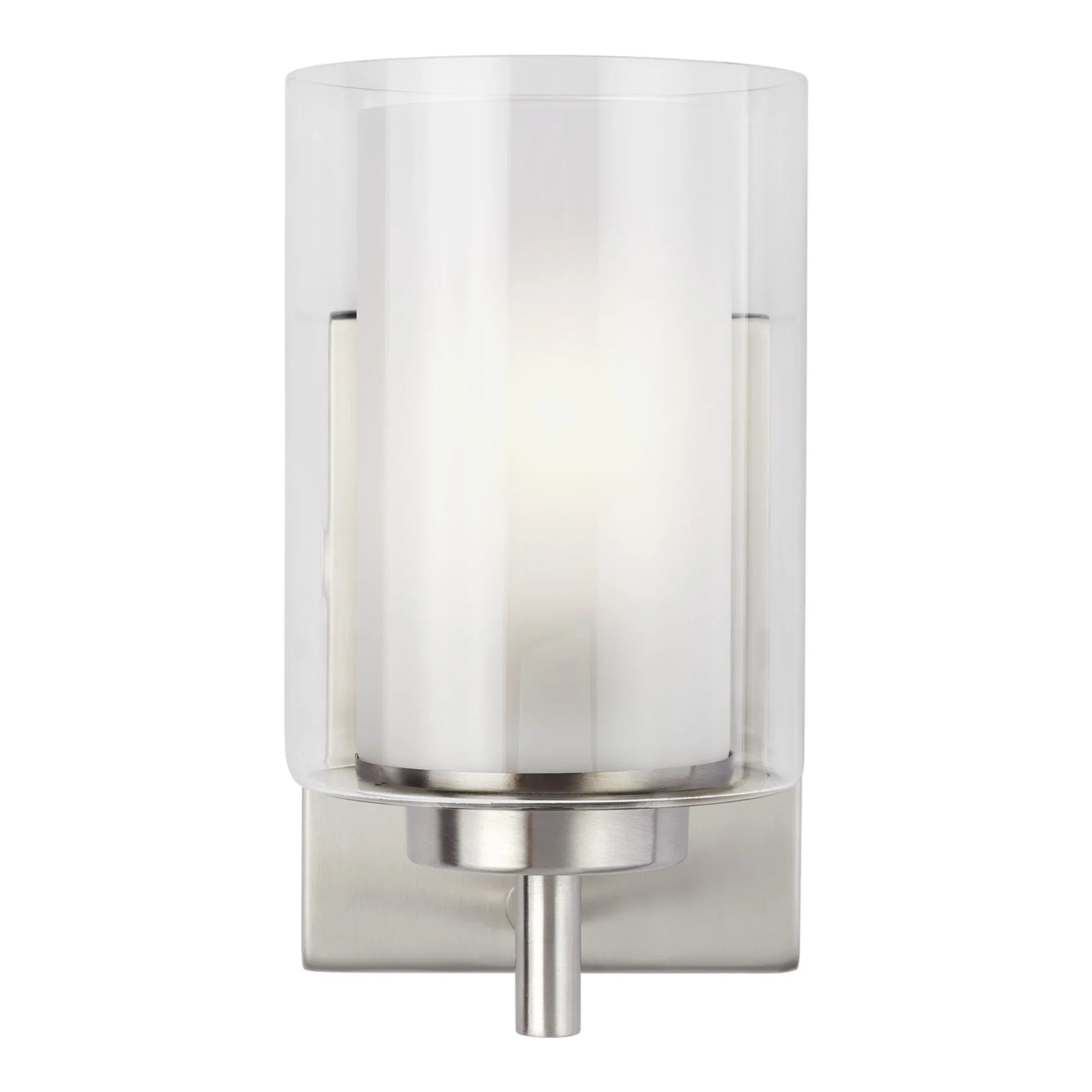 Elmwood Park 8" LED Bath Sconce, Brushed Nickel Finish - Bees Lighting