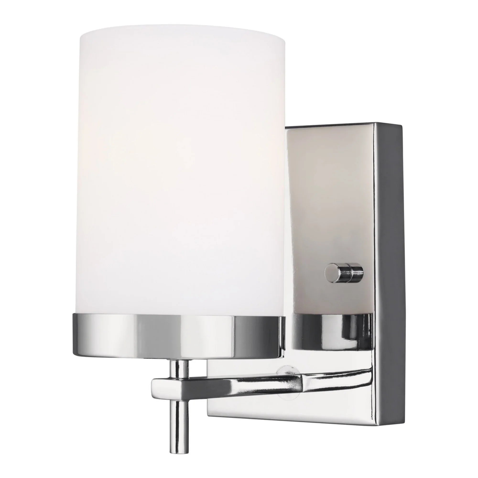 Zire 8" Bath Sconce, Chrome Finish - Bees Lighting