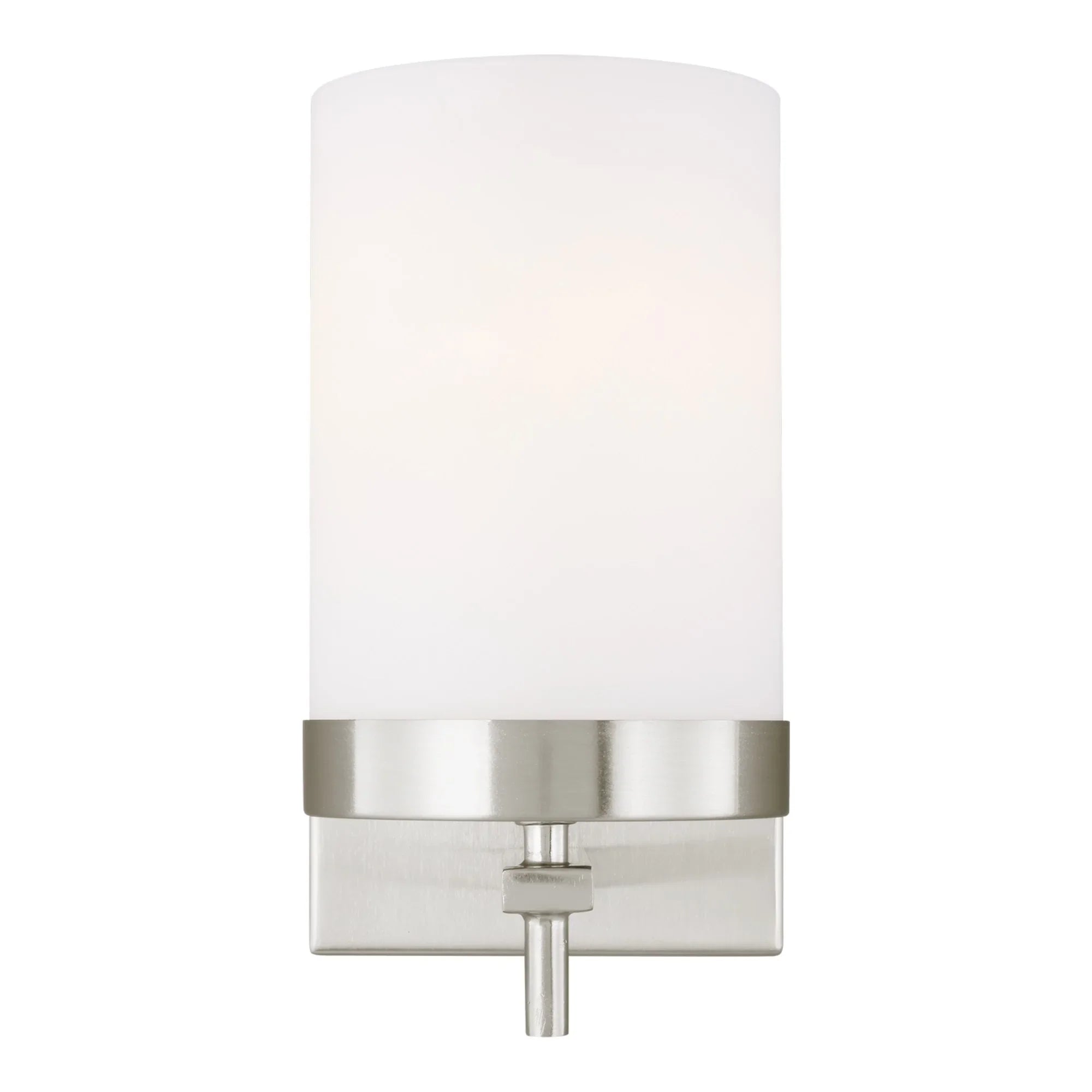 Zire 8" LED Bath Sconce, Brushed Nickel Finish - Bees Lighting