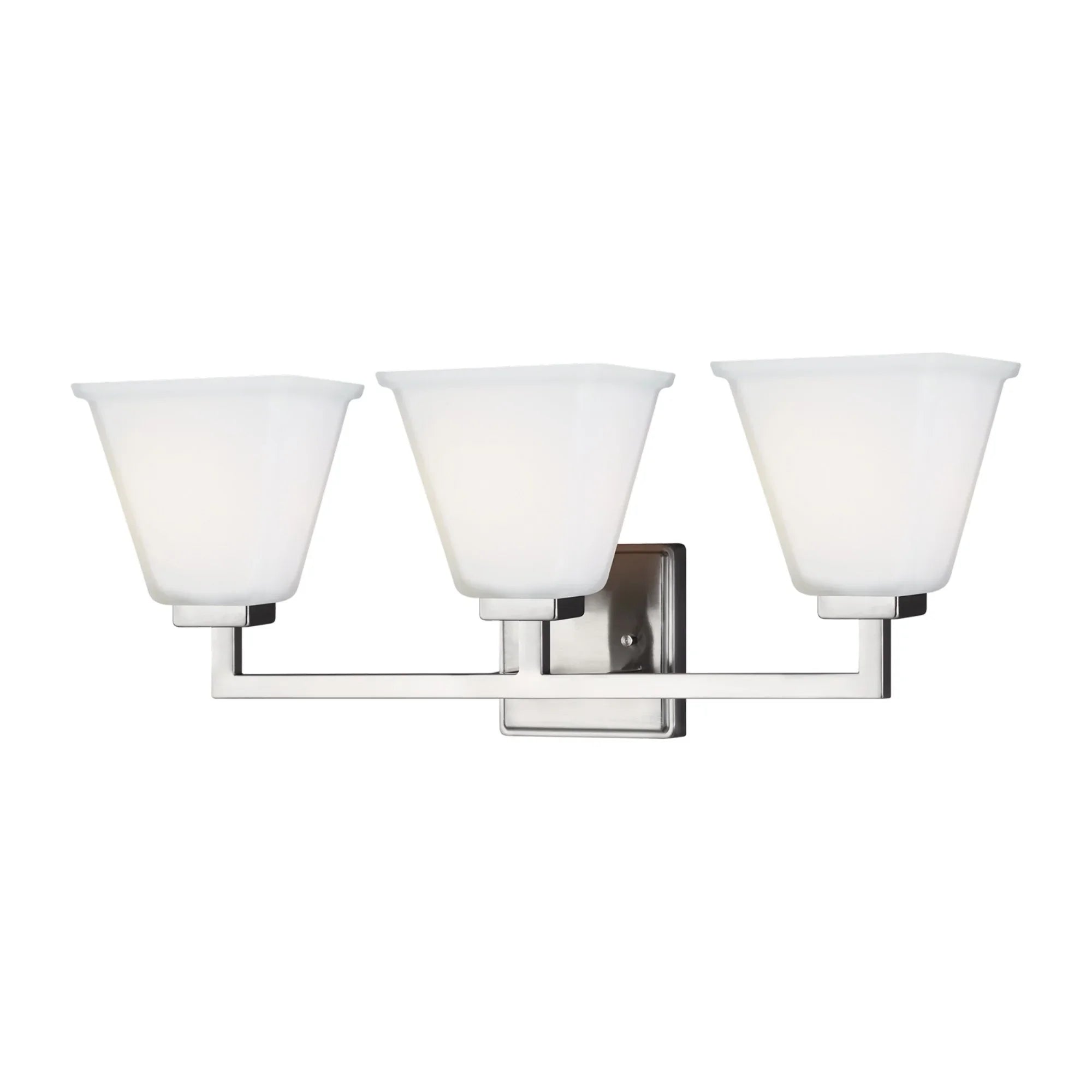 Ellis Harper 24" 3-Light LED Bathroom Vanity, Brushed Nickel Finish - Bees Lighting