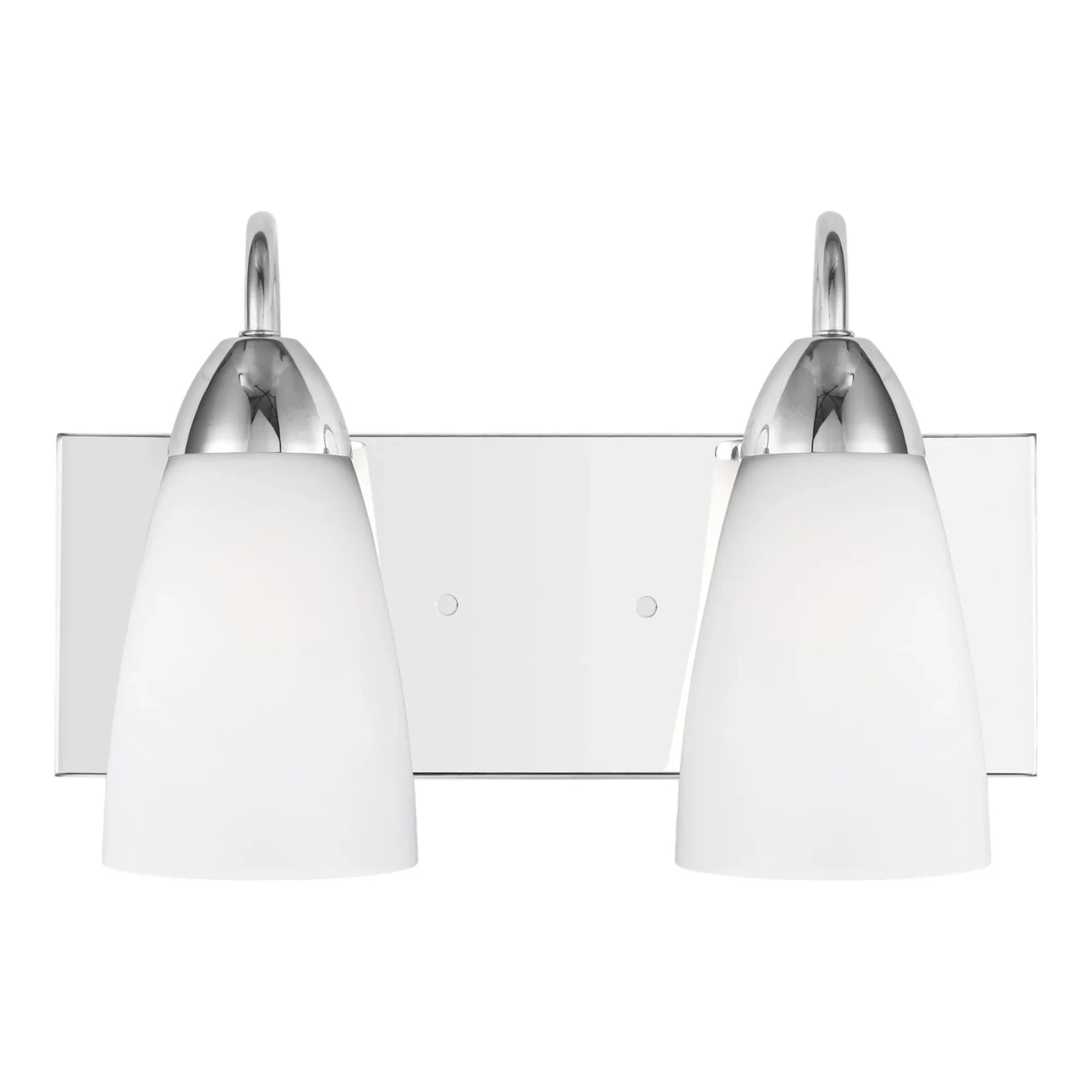 Seville 14" 2-Light LED Bathroom Vanity, Chrome Finish - Bees Lighting