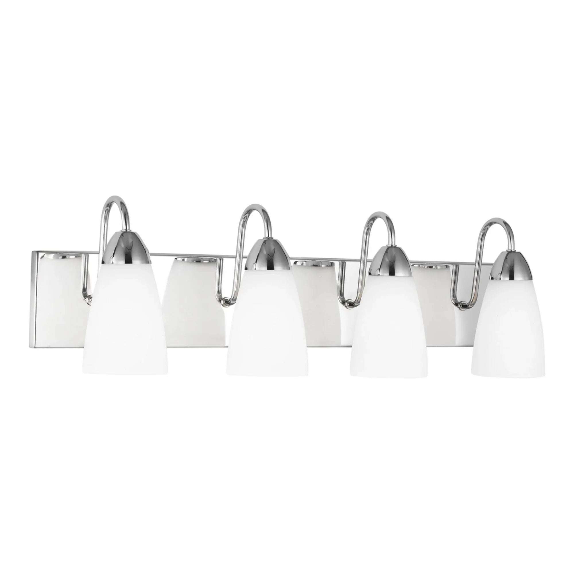 Seville 28" 4-Light Bathroom Vanity, Chrome Finish - Bees Lighting