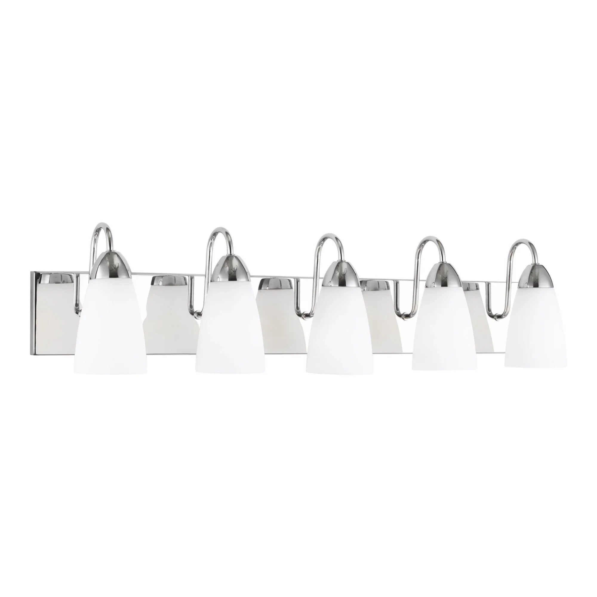 Seville 36" 5-Light LED Bathroom Vanity, Chrome Finish - Bees Lighting