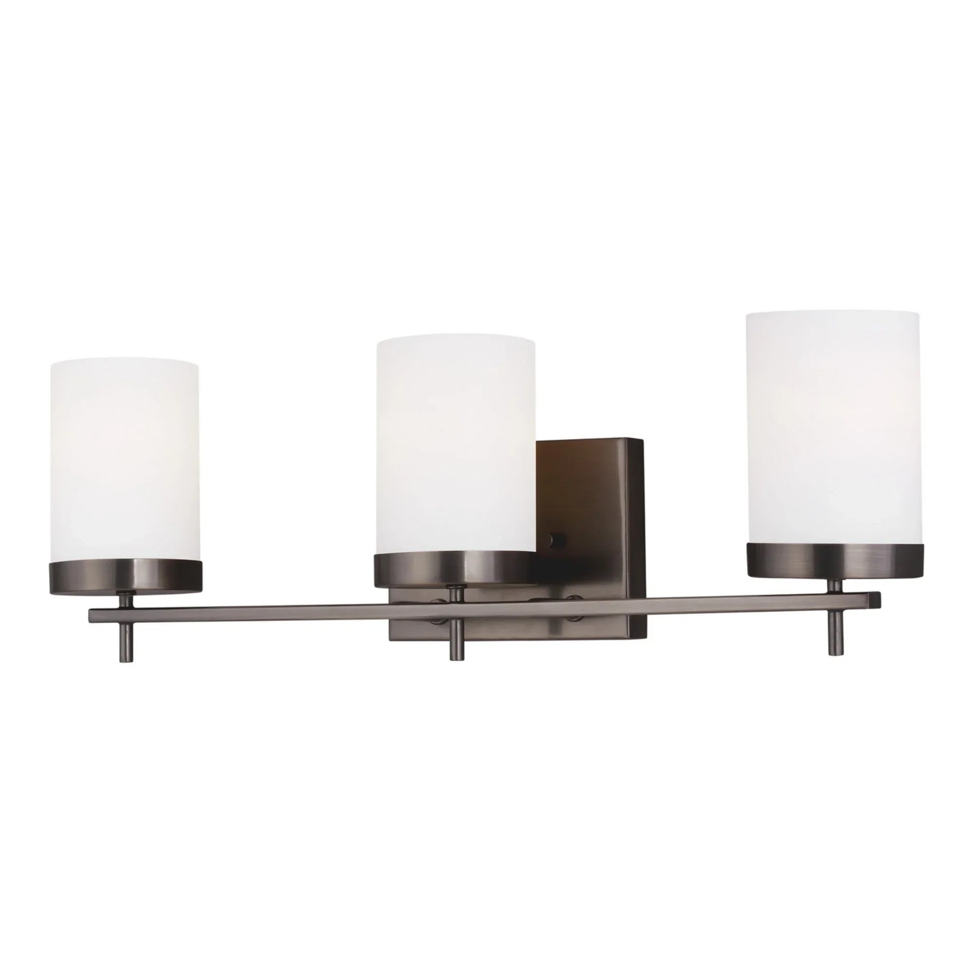 Zire 24" 3-Light Bathroom Vanity, Brushed Oil Rubbed Bronze Finish - Bees Lighting