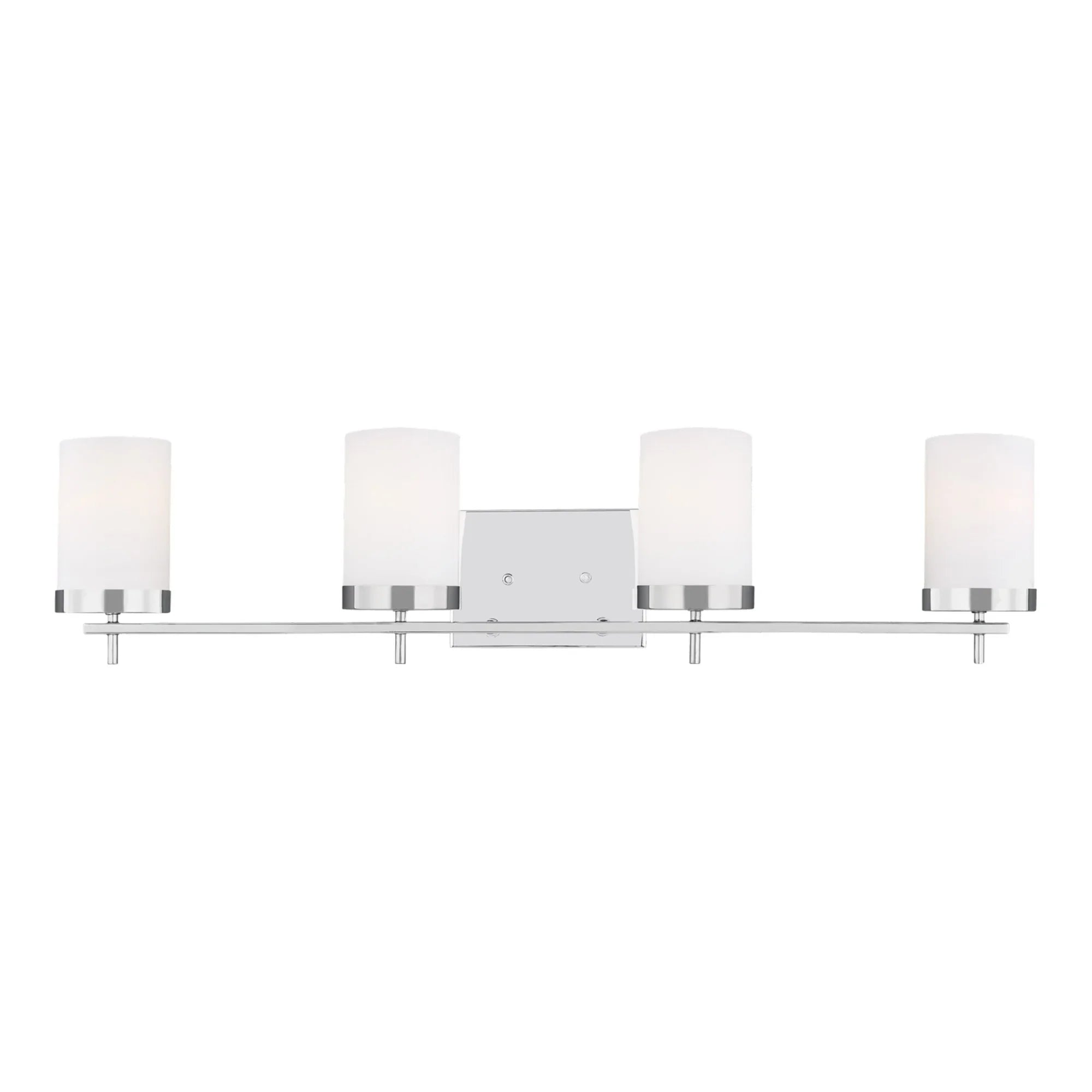 Zire 34" 4-Light LED Bathroom Vanity, Chrome Finish - Bees Lighting
