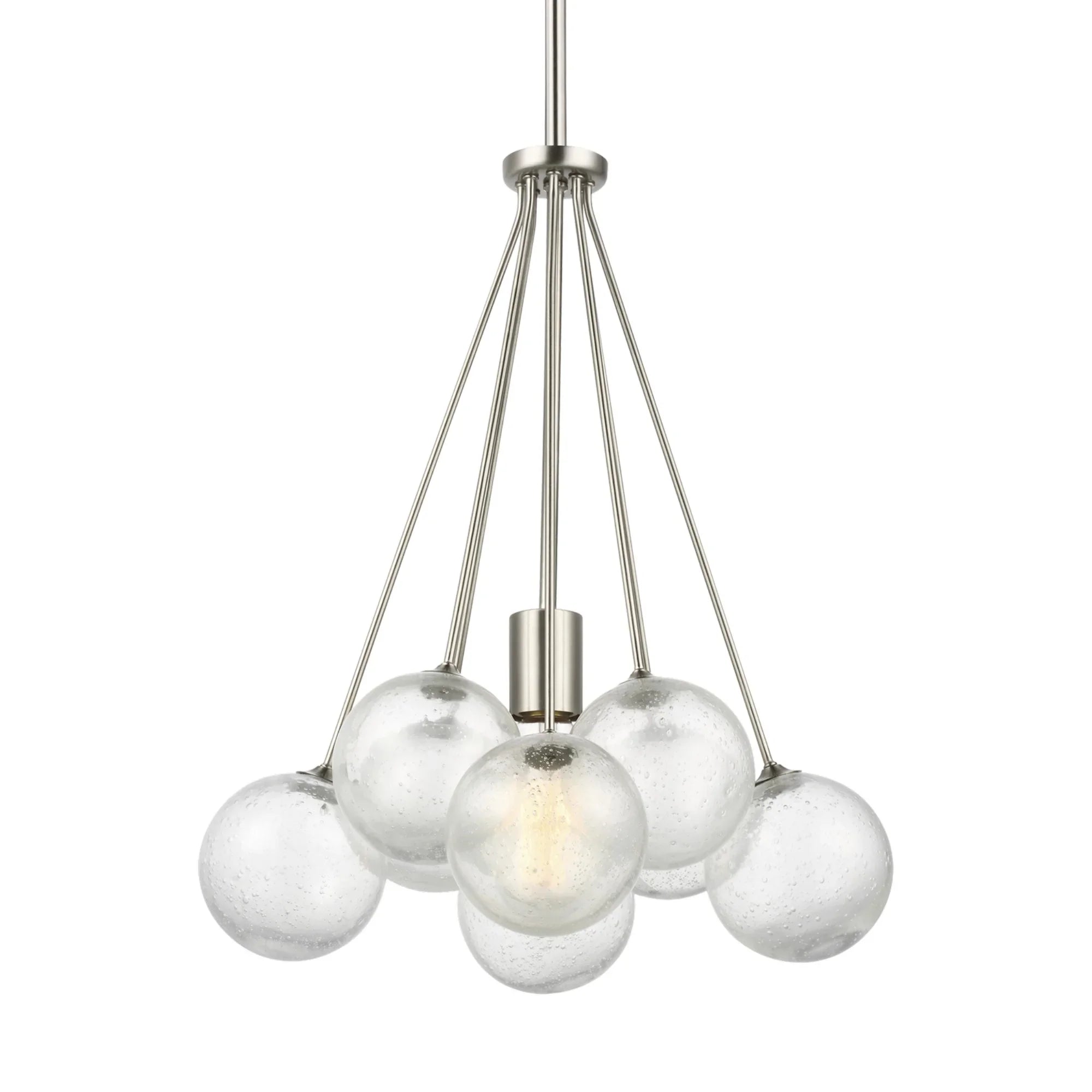 Bronzeville 14" Pendant, Brushed Nickel Finish - Bees Lighting