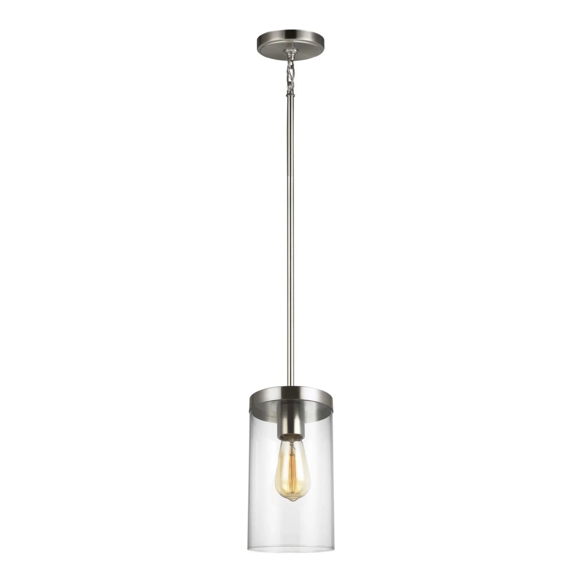Zire 6" Pendant, Brushed Nickel Finish - Bees Lighting