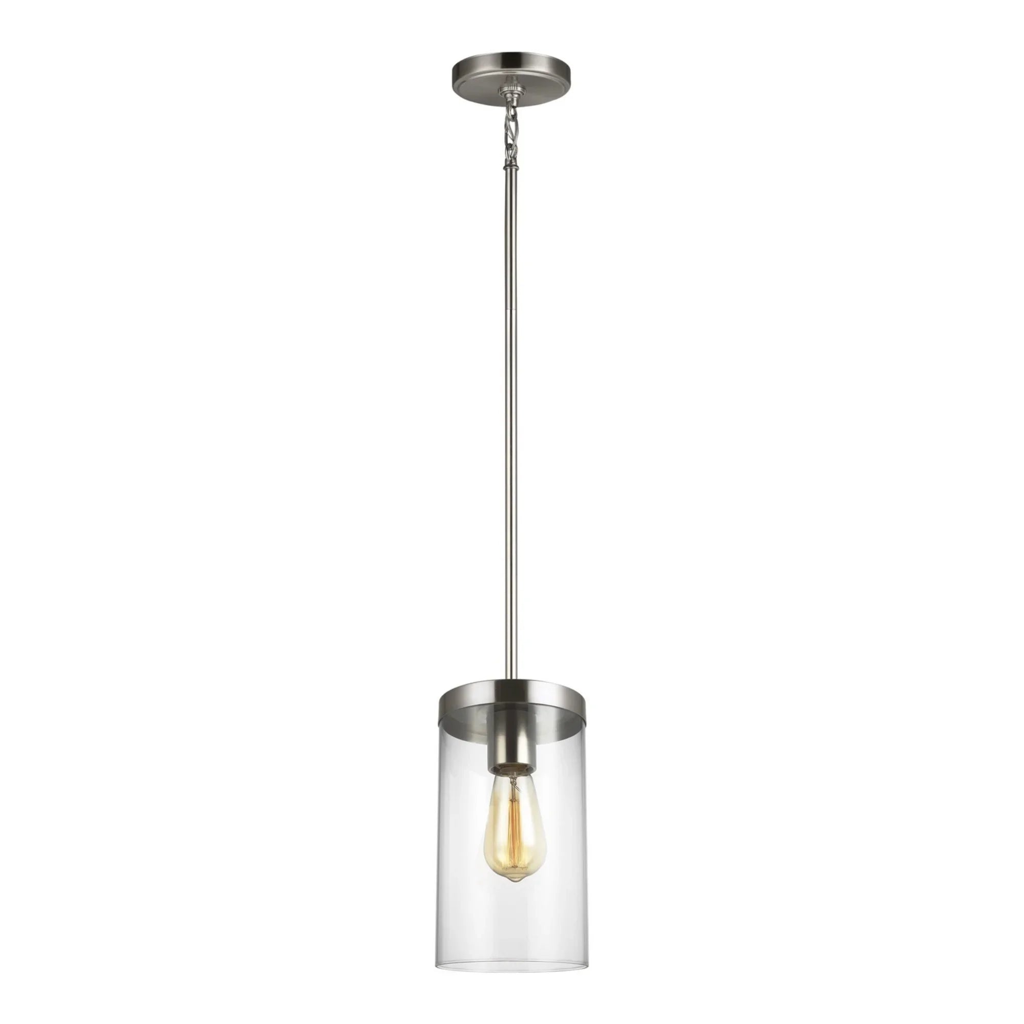 Zire 6" Pendant, Brushed Nickel Finish - Bees Lighting
