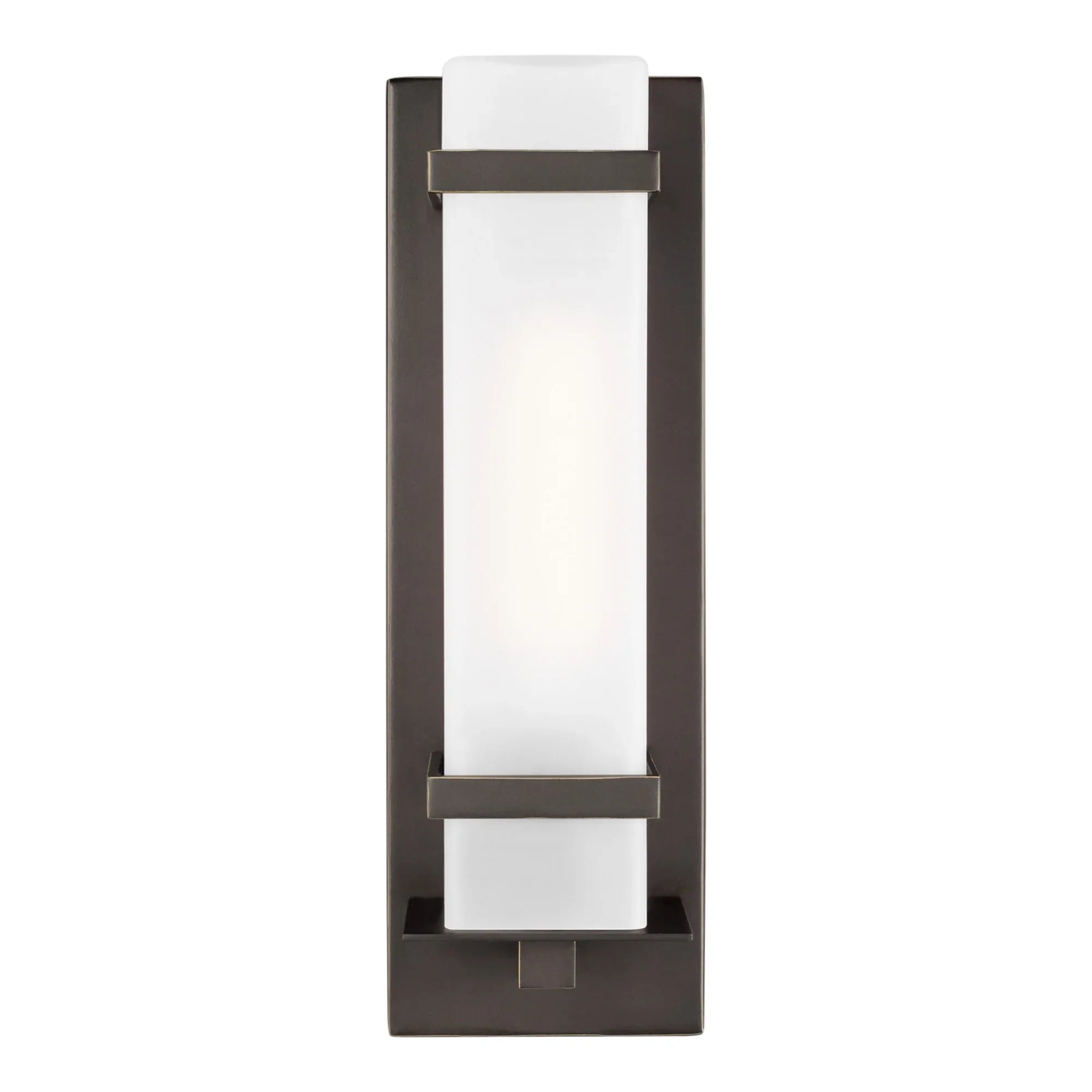 Alban 25 In. Rectangular LED Outdoor Wall Sconce Bronze Finish - Bees Lighting