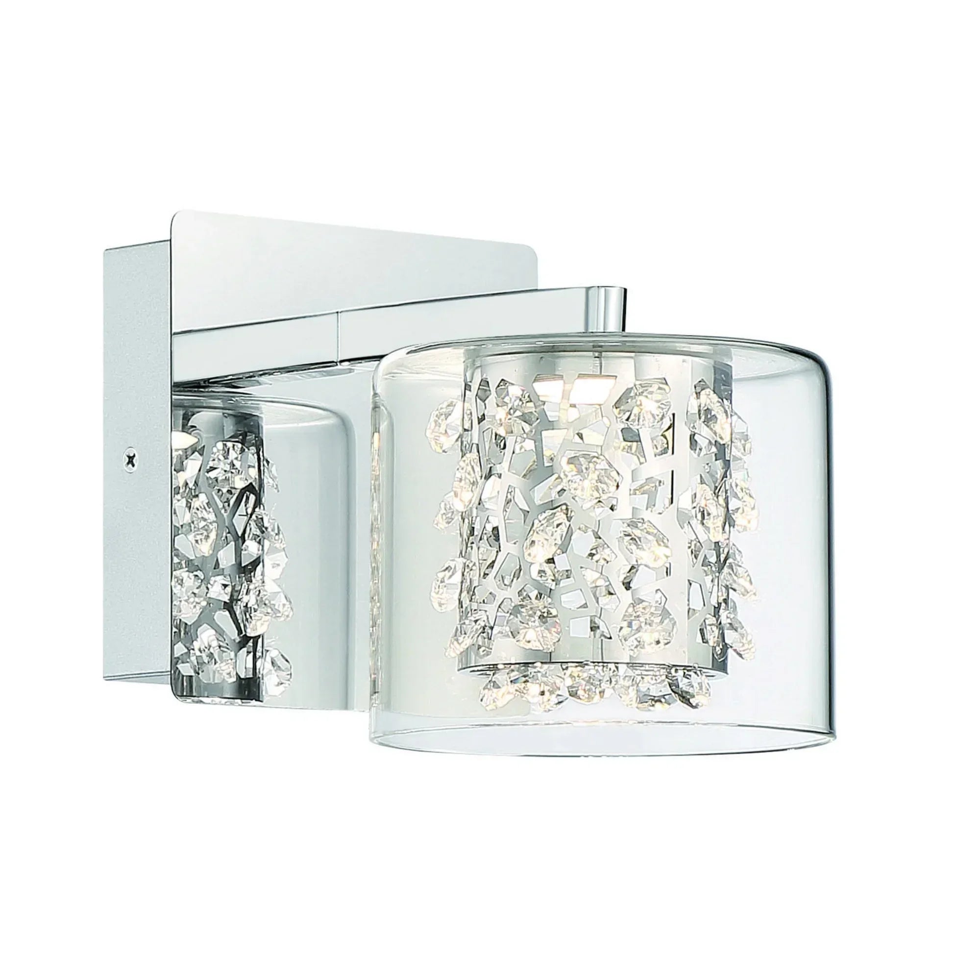 Wild Gems LED Vanity Light Chrome finish - Bees Lighting