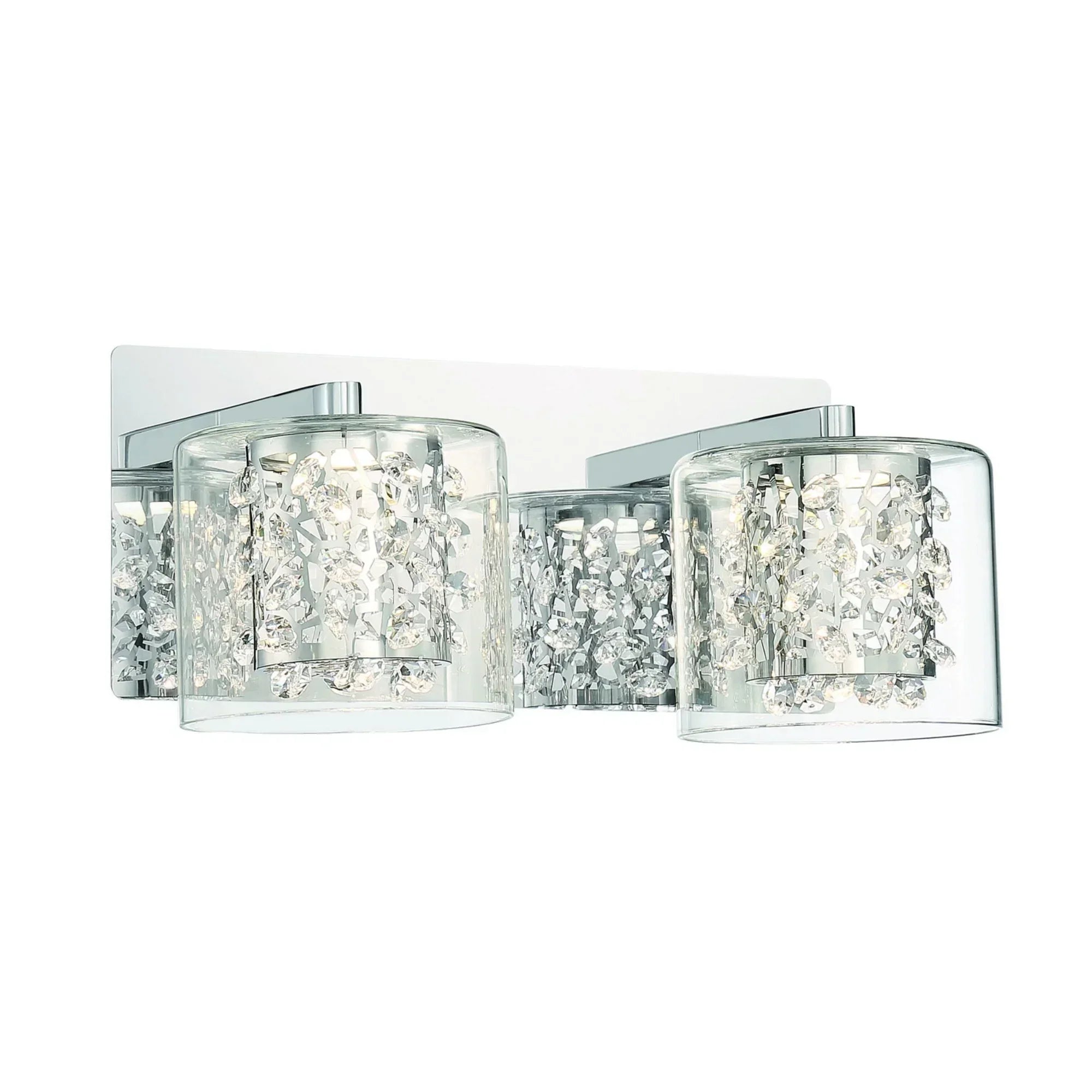 Wild Gems LED Vanity Light Chrome finish - Bees Lighting