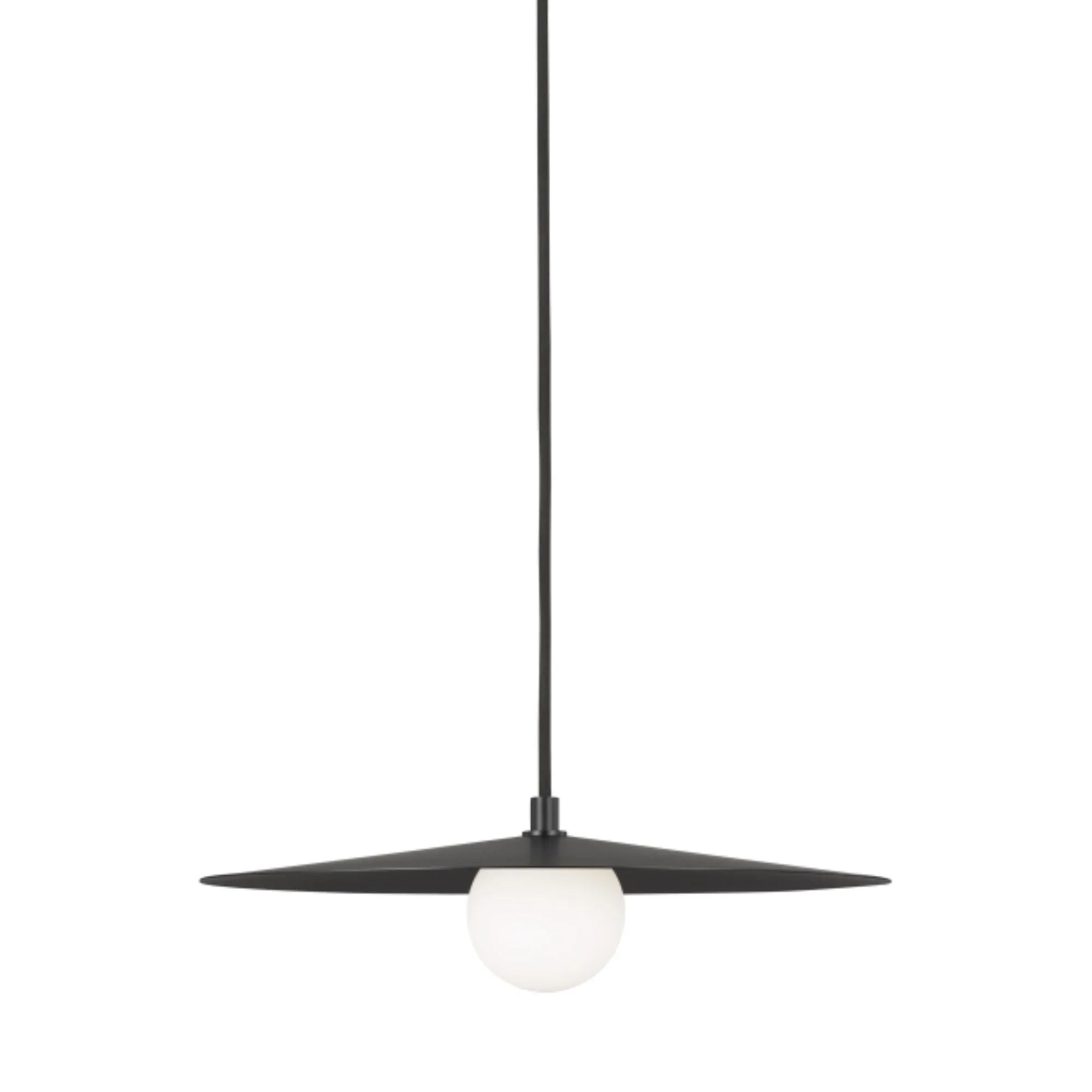 Pirlo 22" LED Pendant, Matte Black Finish - Bees Lighting