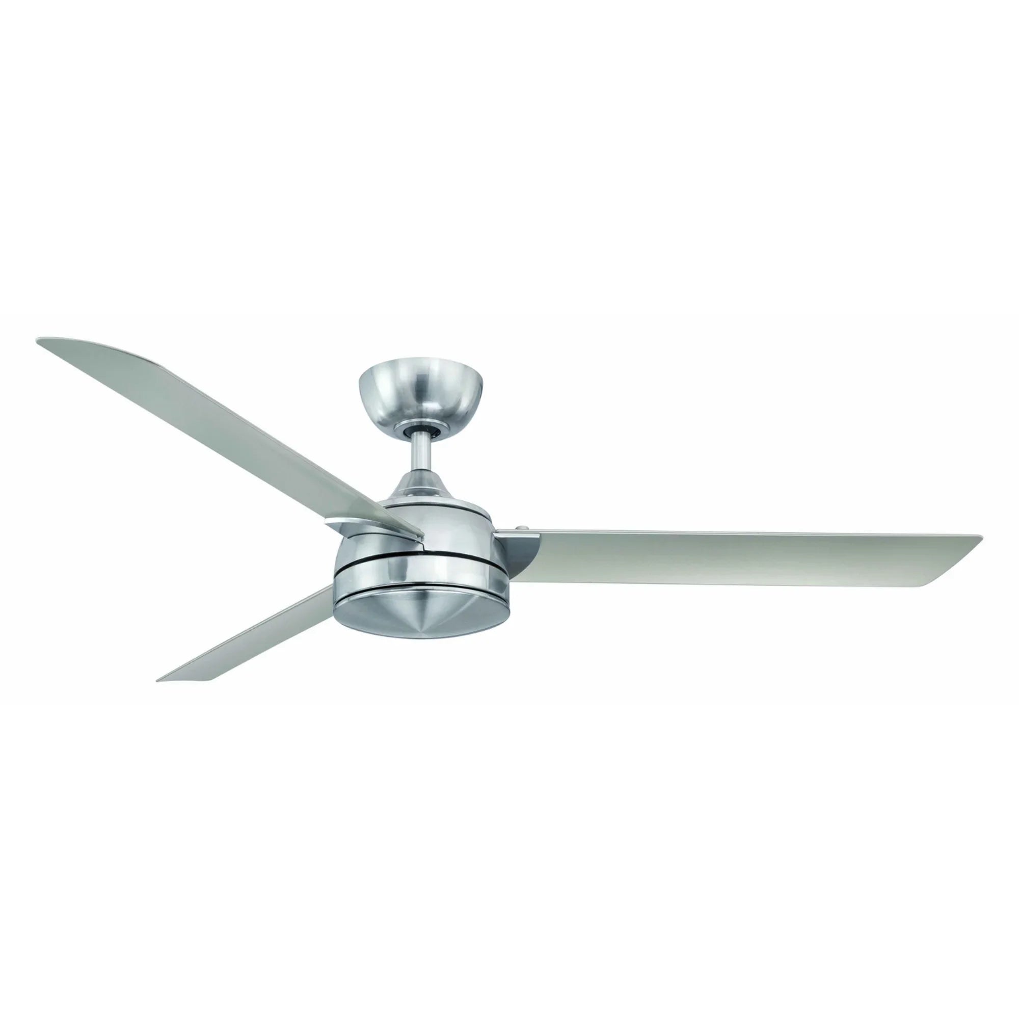 Xeno 56 Inch Brushed Nickel Damp Rated LED Ceiling Fan with Remote - Bees Lighting