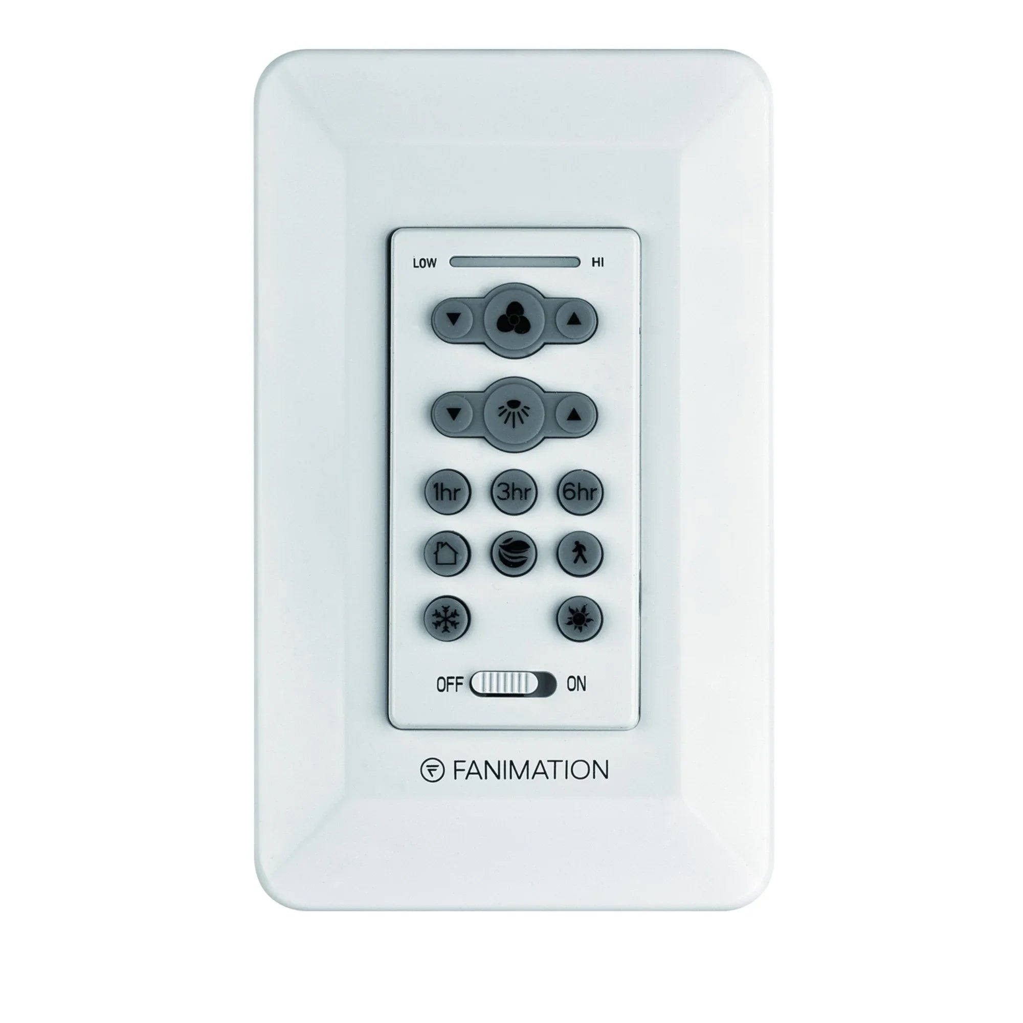 Fanimation 6-Speed DC Motor and Light Wall Control with Reveiver - Bees Lighting
