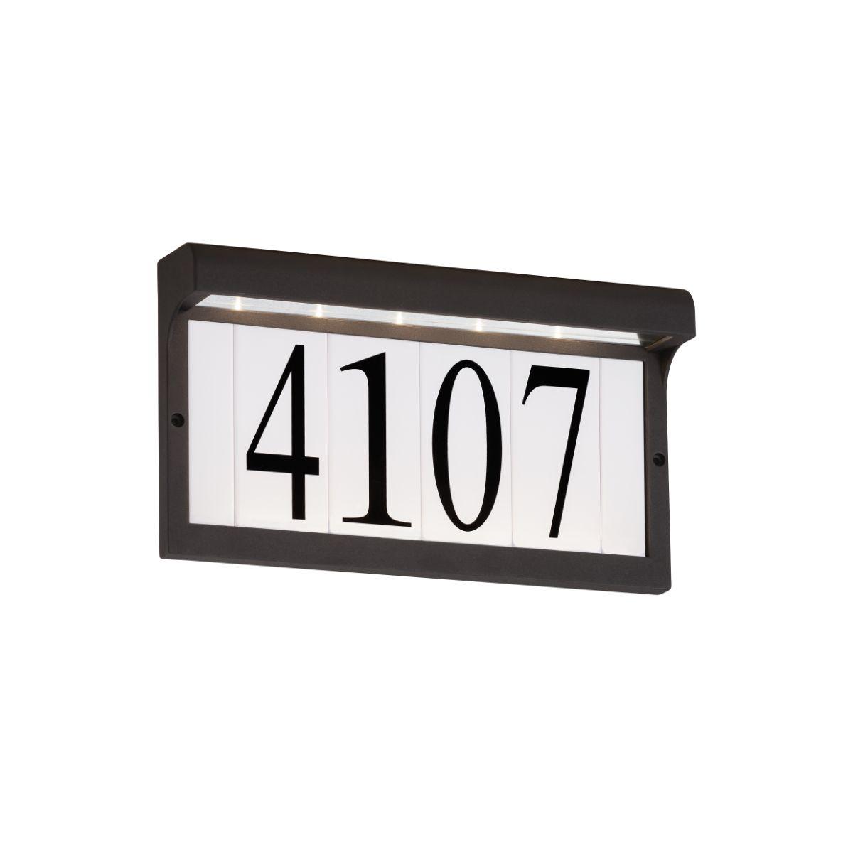 Address 12 In. Rectangular LED Lights Frame Black finish