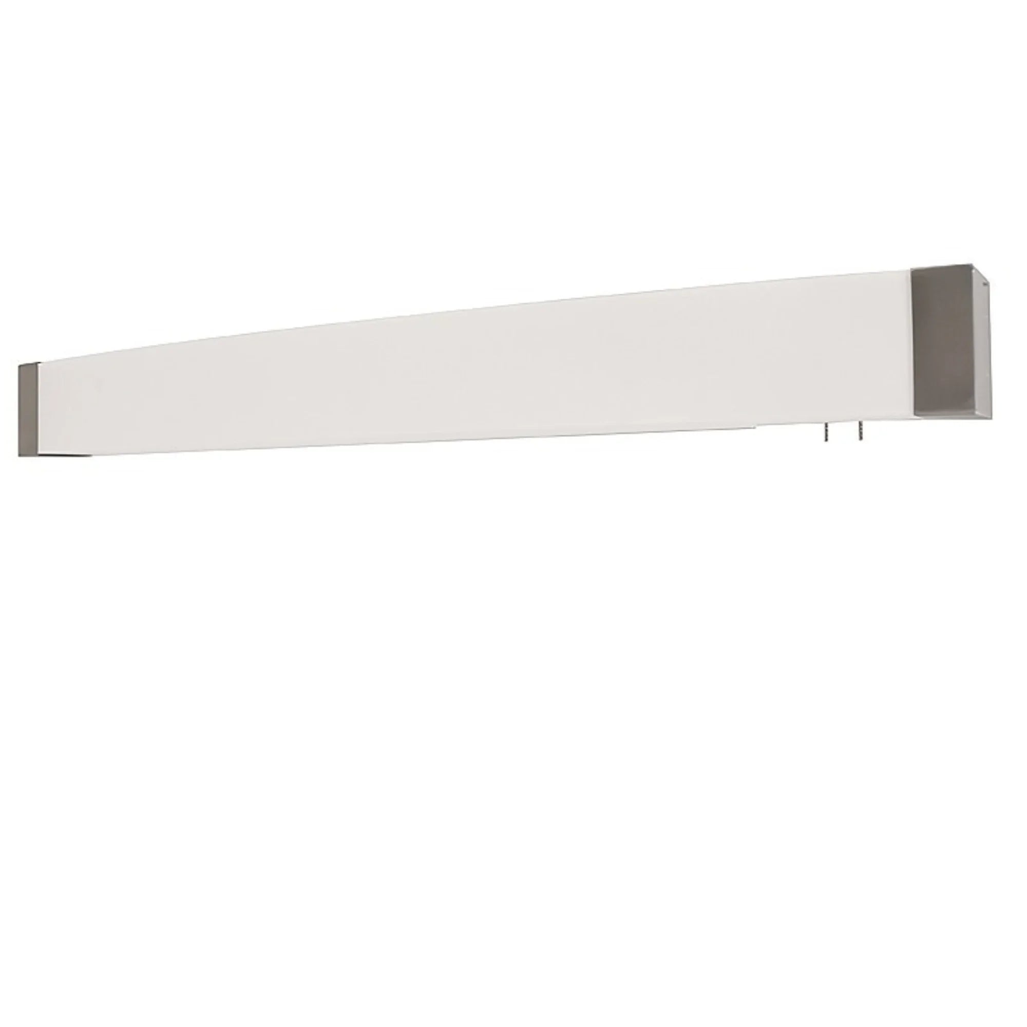 Algiers 49" LED Overbed Wall Light, Satin Nickel Finish - Bees Lighting