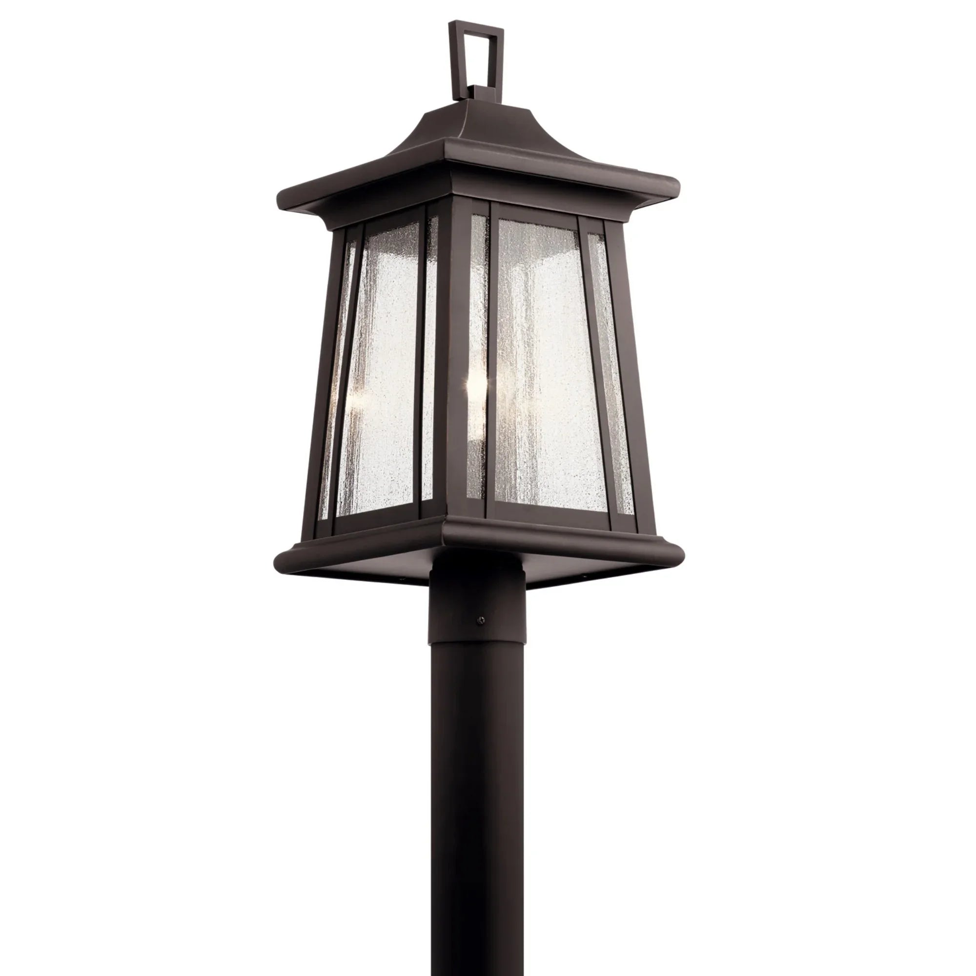 Taden 22" Outdoor Post Light, Rubbed Bronze Finish - Bees Lighting