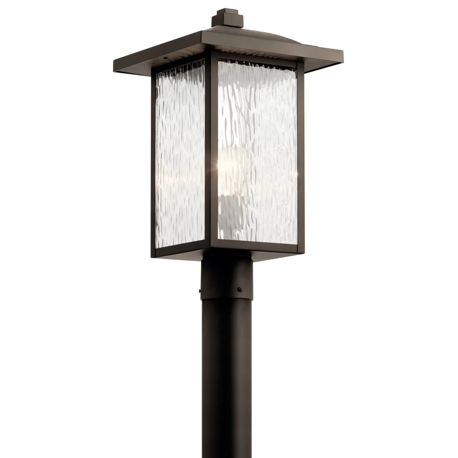 Capanna 18" Outdoor Post Light, Olde Bronze Finish - Bees Lighting