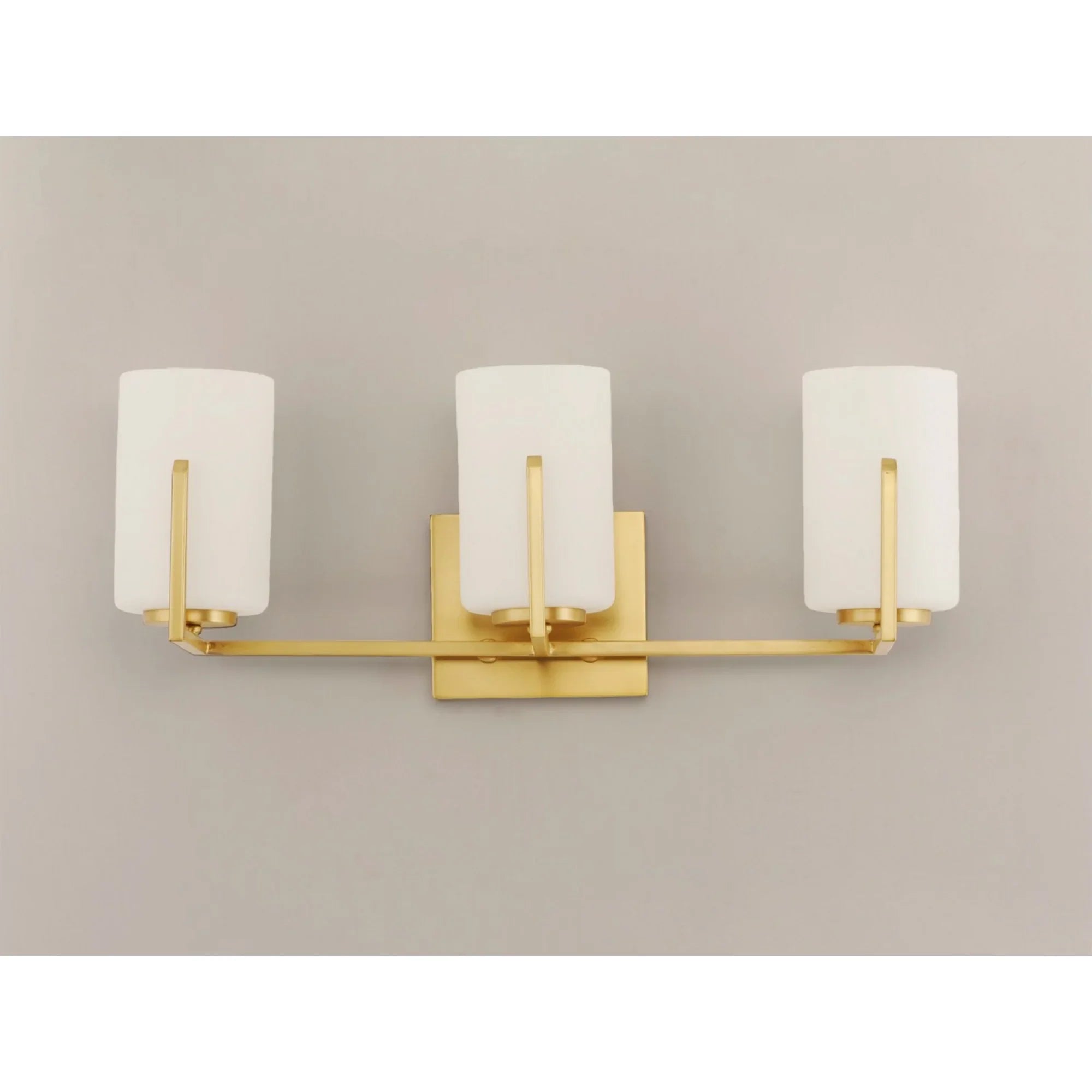 Dart 21" 3 Lights Vanity Light, Satin Brass Finish - Bees Lighting
