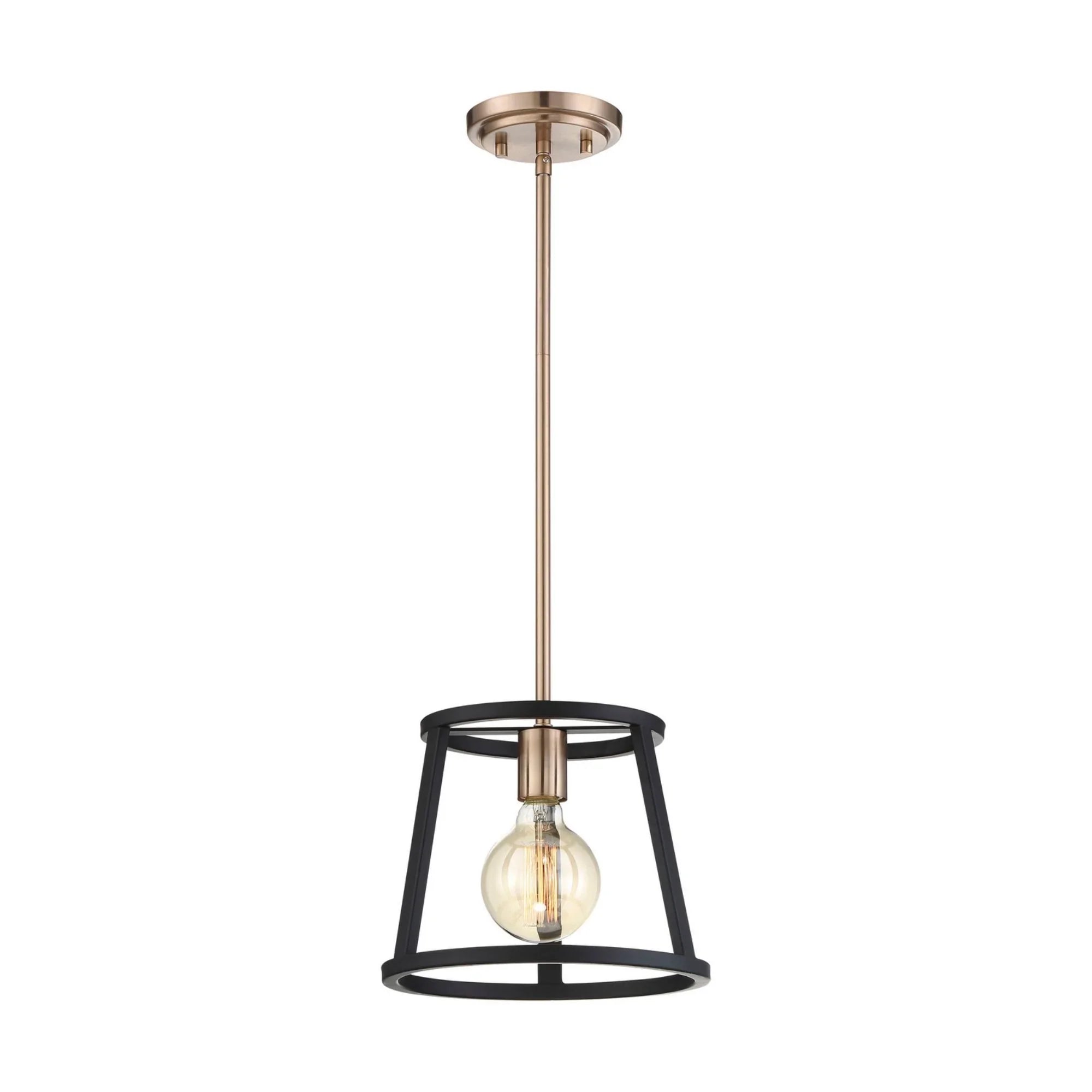 Chassis 10" Mini Pendant, Brass Finish - Bees Lighting