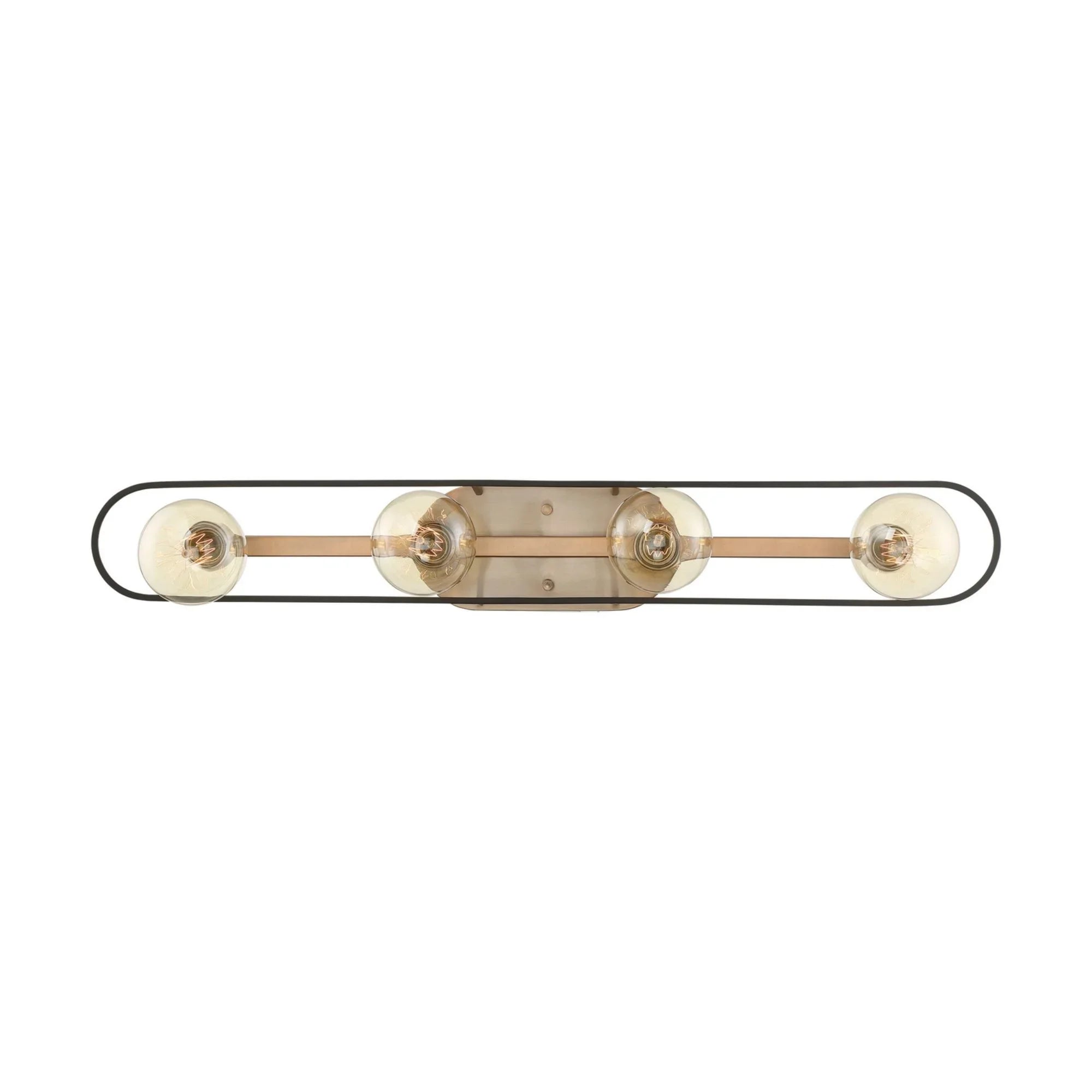 Chassis 32" 4 Lights Bath Vanity, Copper Finish - Bees Lighting