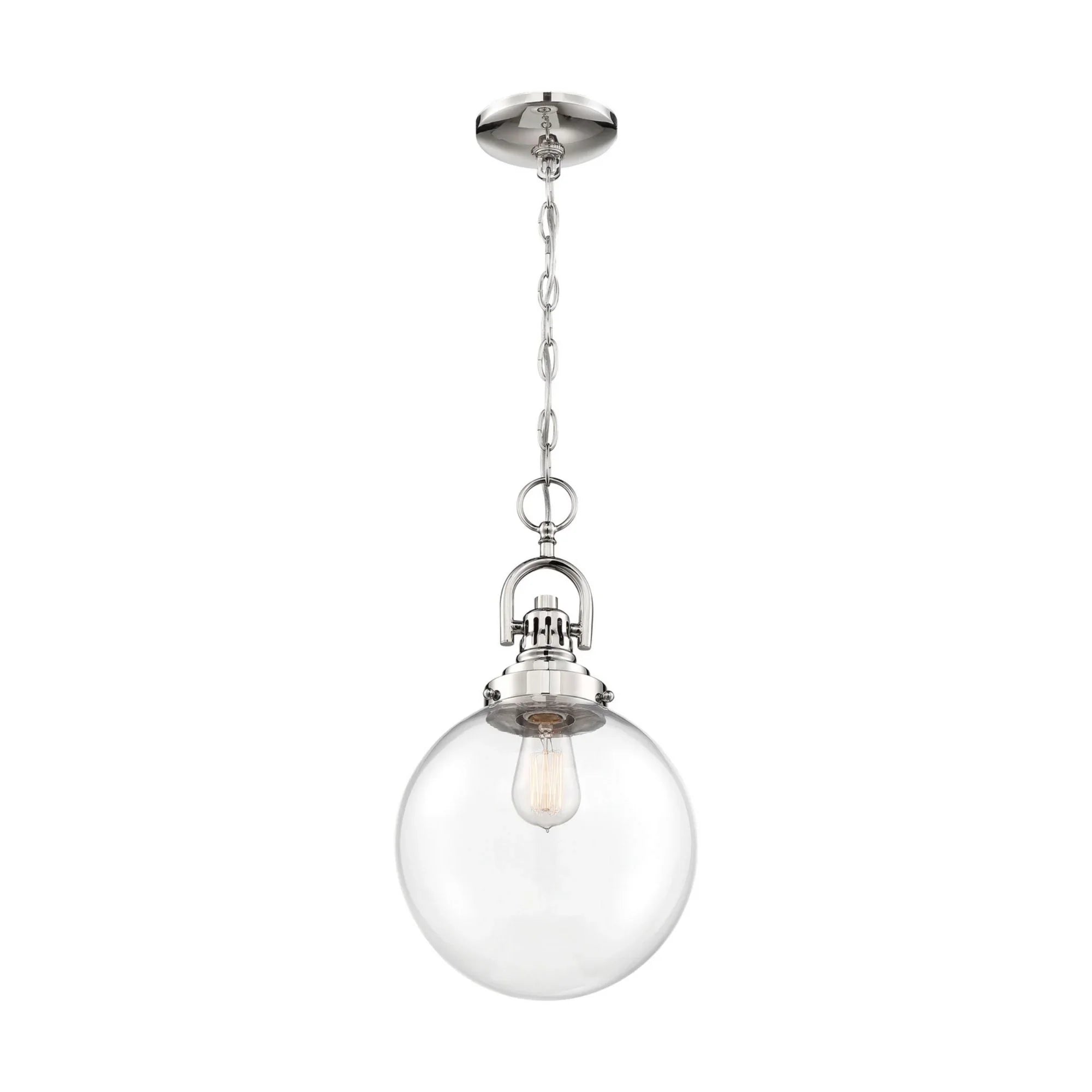 Skyloft 10" Pendant, Nickel Finish - Bees Lighting