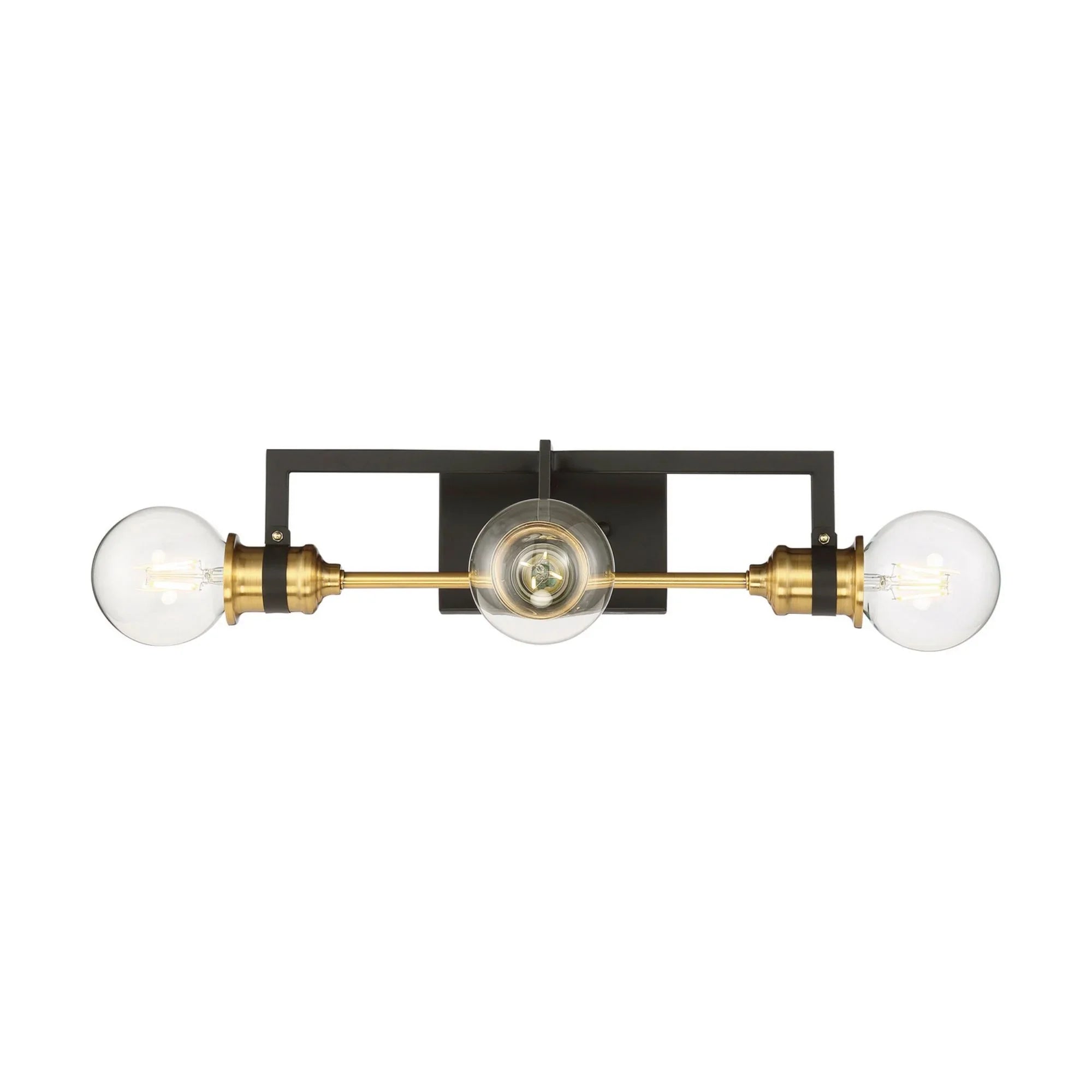 Intention 17" 3 Lights Vanity Light, Black Finish - Bees Lighting