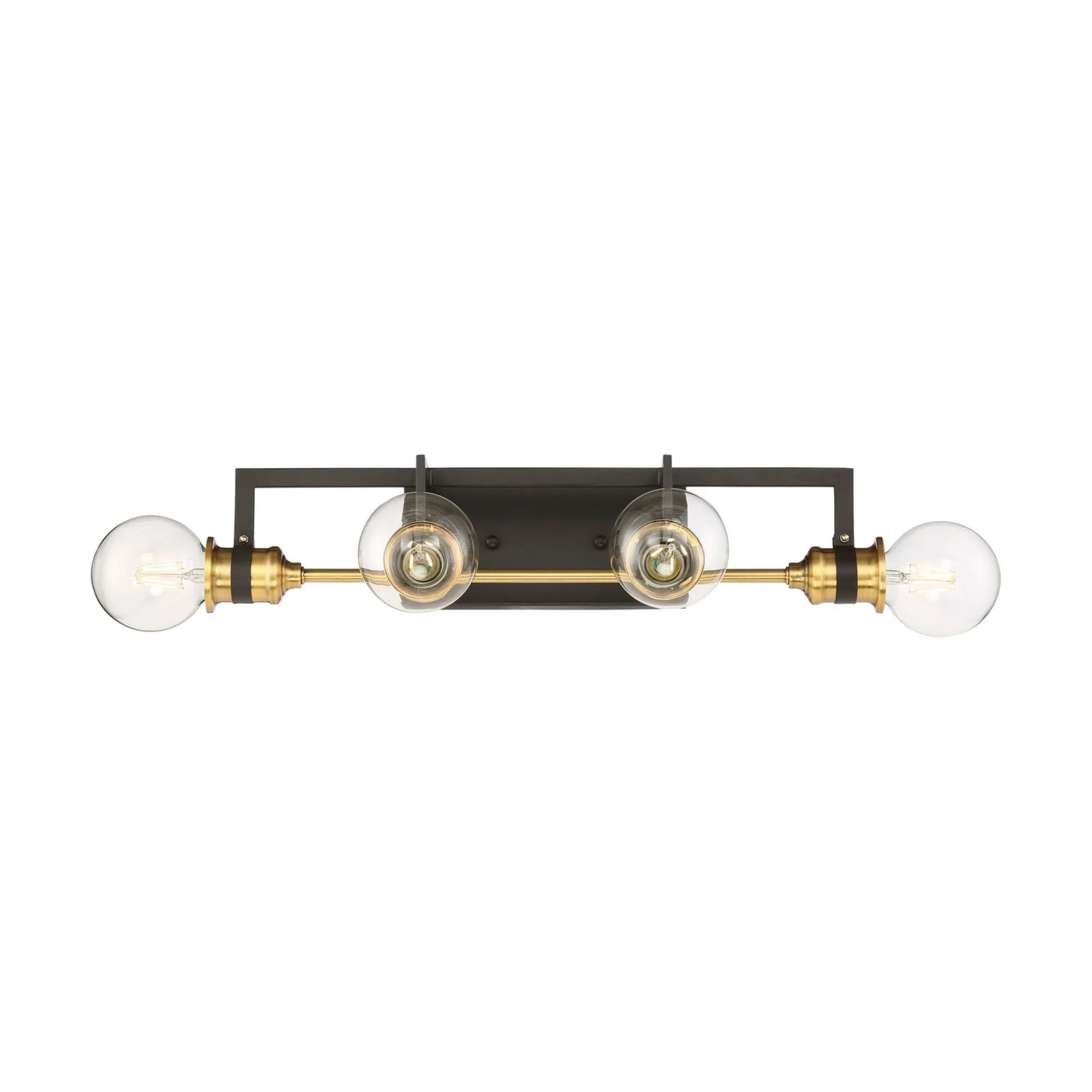 Intention 22" 4 Lights Vanity Light, Black Finish - Bees Lighting