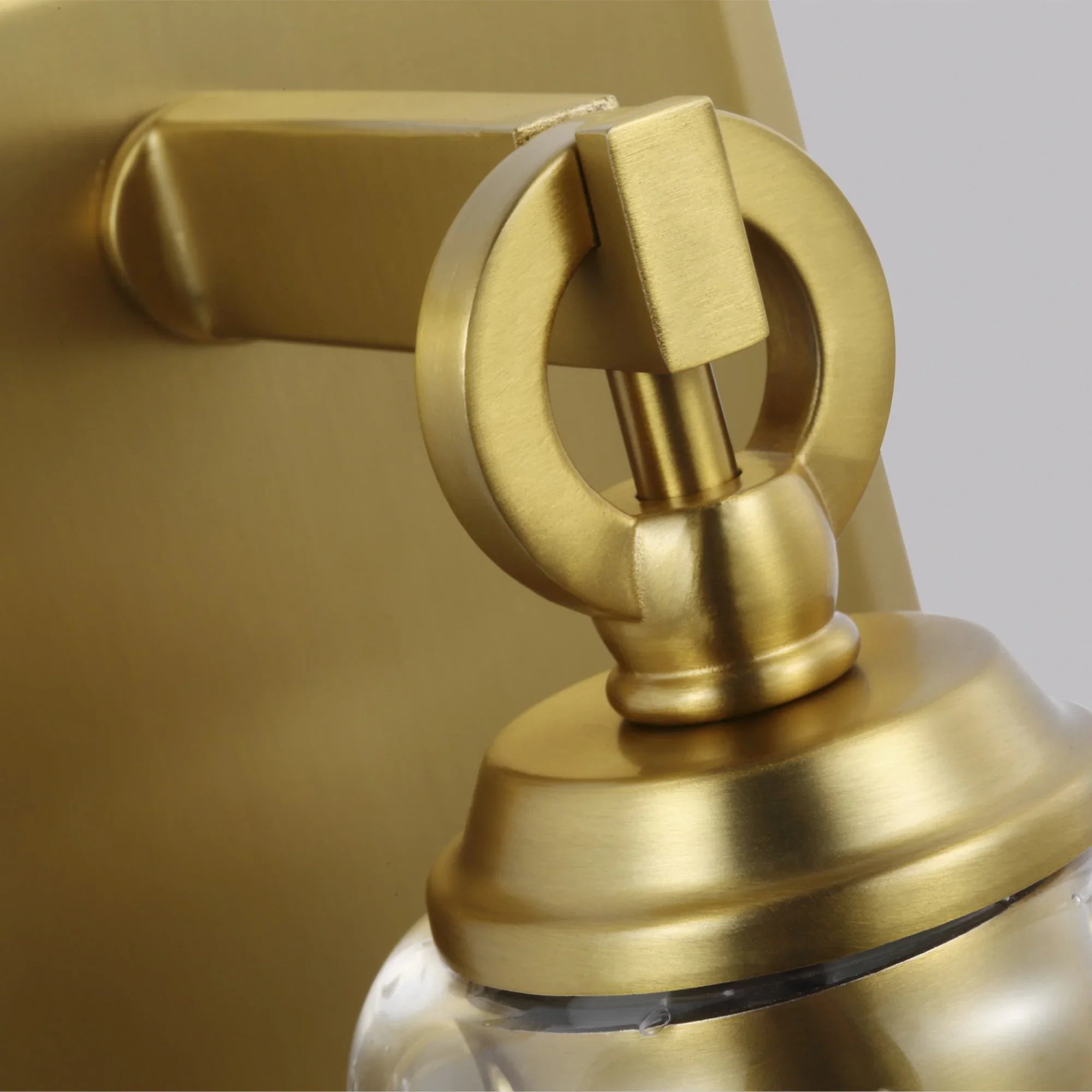 Monterro 11" Bath Sconce, Burnished Brass Finish - Bees Lighting