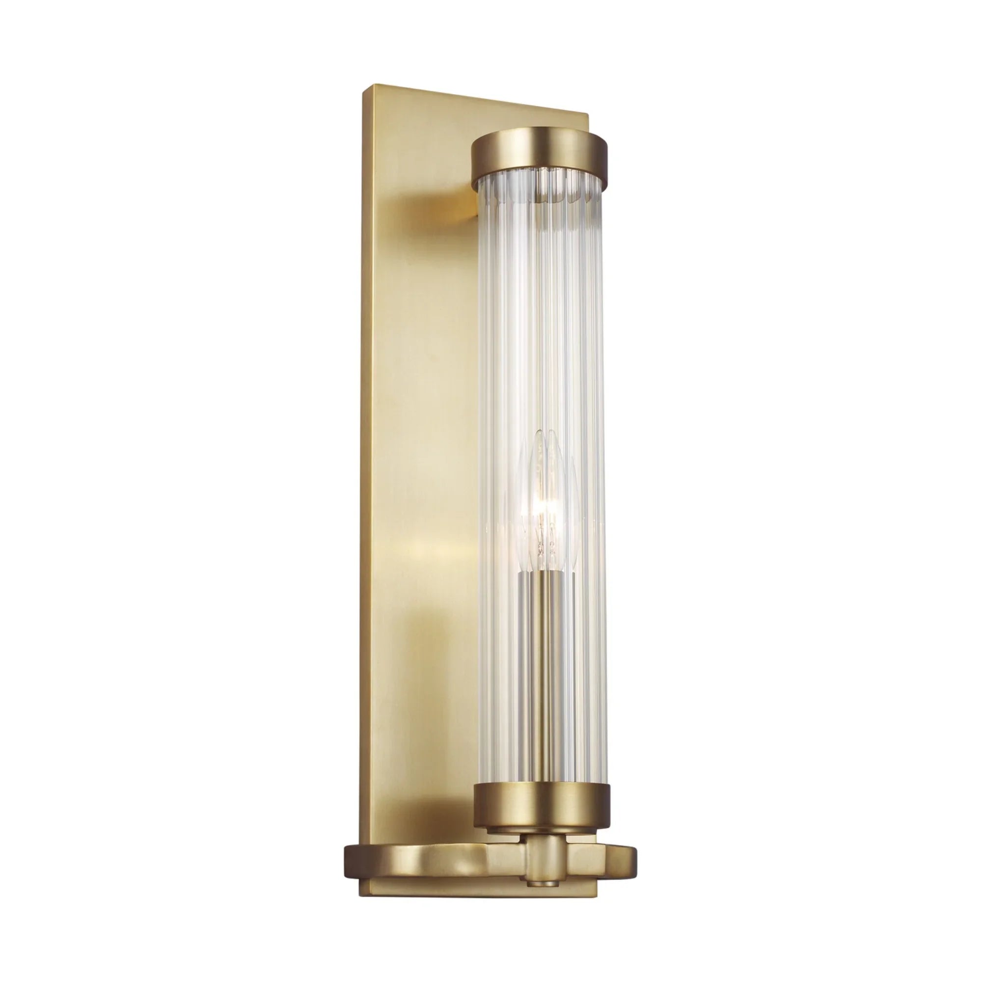 Demi 16" Wall Sconce, Burnished Brass Finish - Bees Lighting