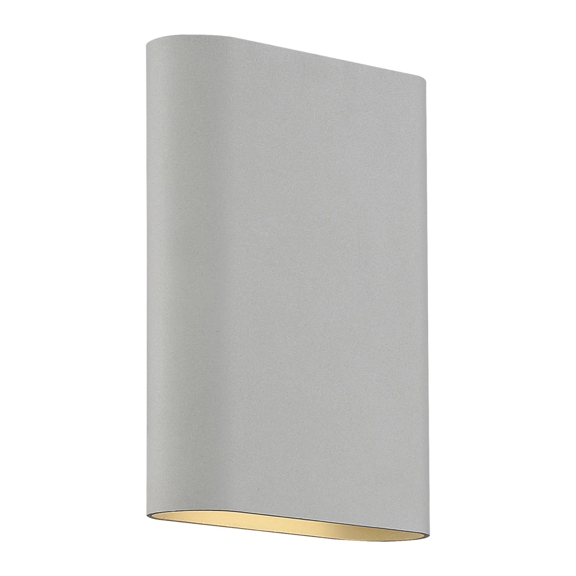 Lux 8" LED Wall Sconce, Satin Finish - Bees Lighting