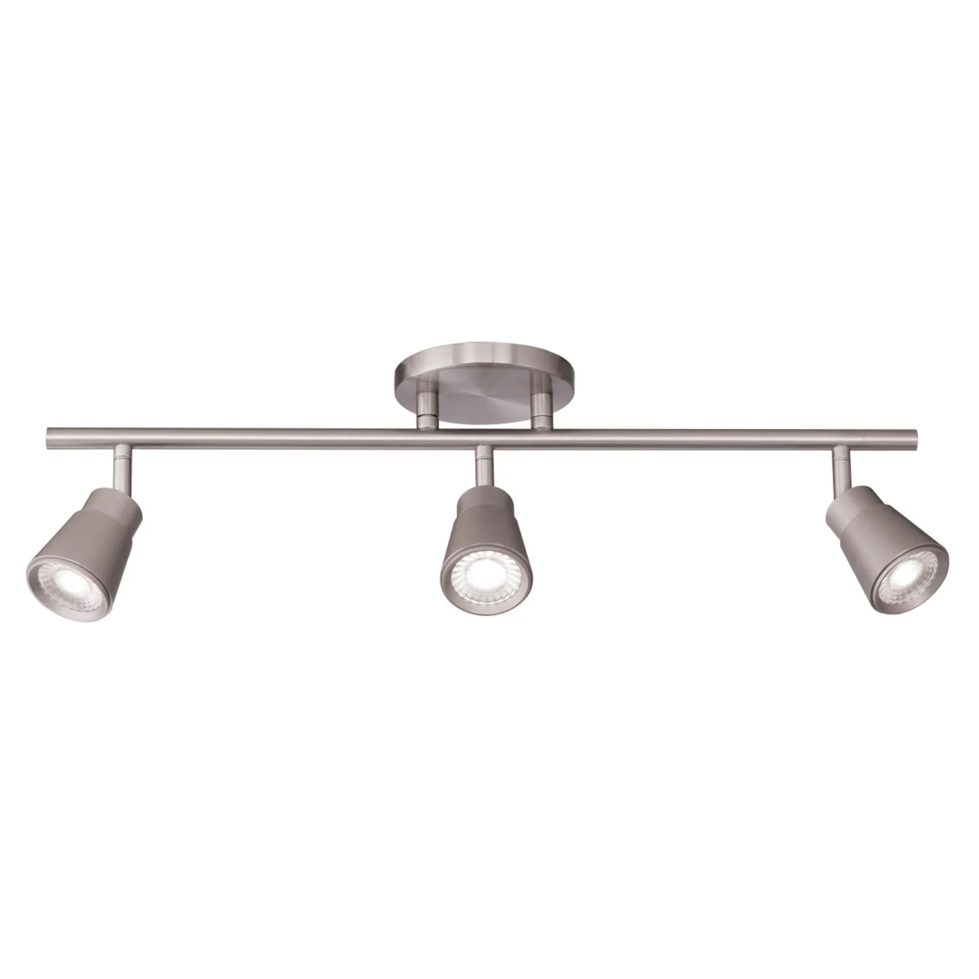 Solo 24" LED Fixed Rail, Ceiling and Wall Mount, Brushed Nickel Finish - Bees Lighting