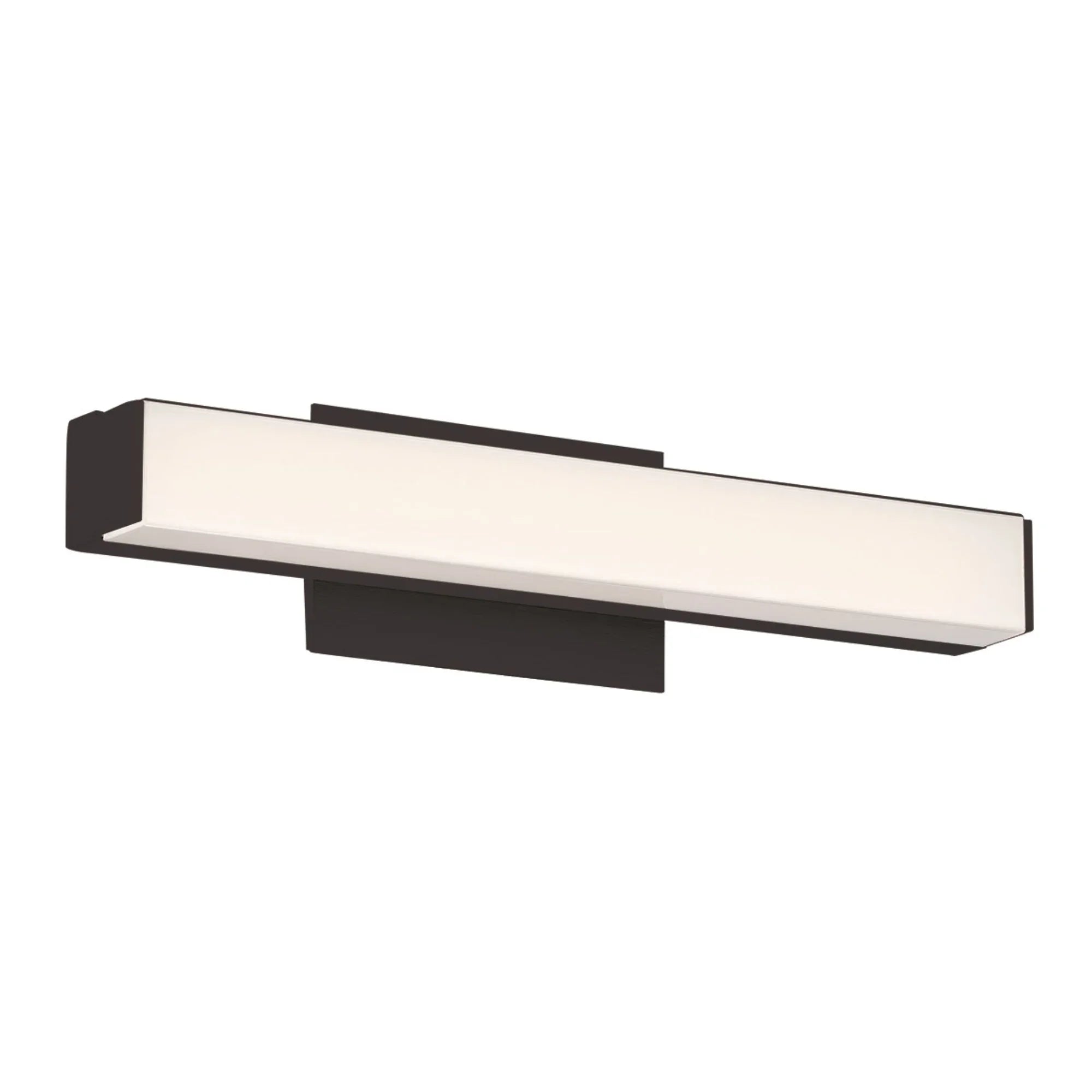 Brink 13" LED Bathroom Vanity, 3CCT, Brushed Black Finish - Bees Lighting