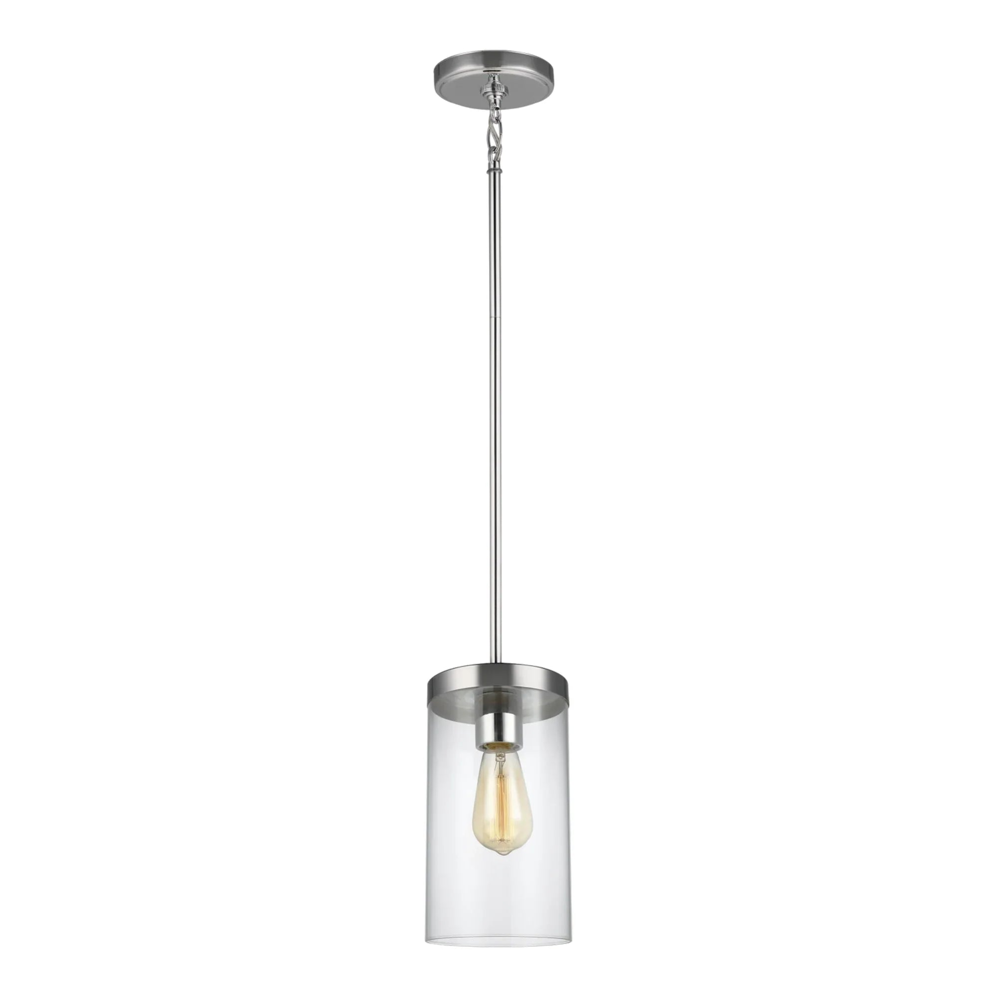Zire 6" LED Pendant, Chrome Finish - Bees Lighting