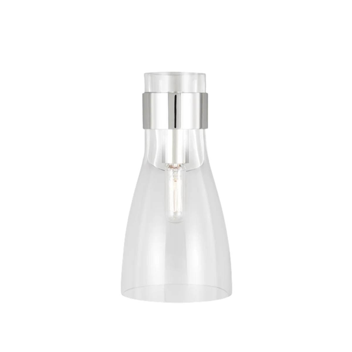 Moritz 11 in. Bath Sconce Polished Nickel Finish - Bees Lighting