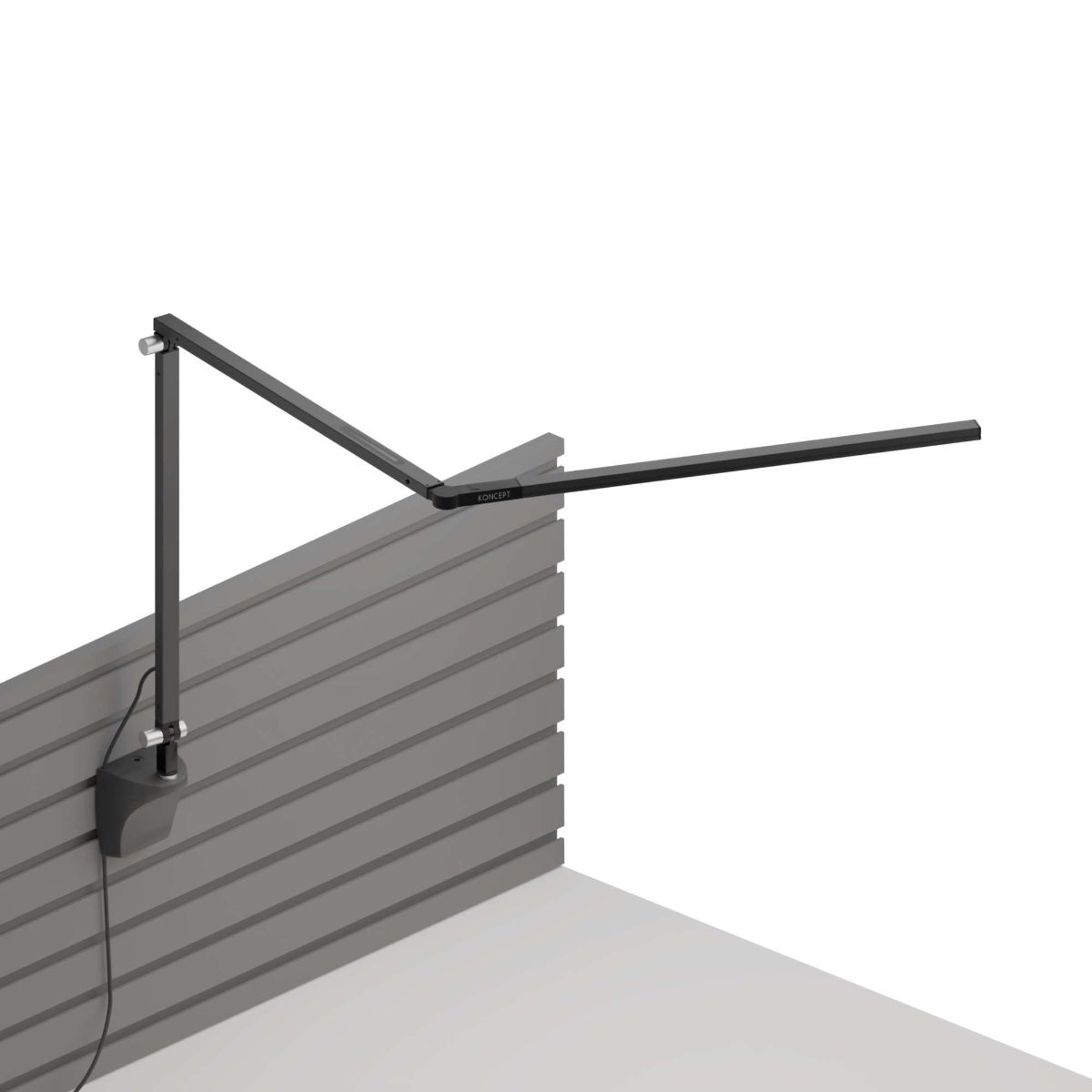 Z-Bar Slim Contemporary Slatwall mount LED Swing Arm Wall Lamp